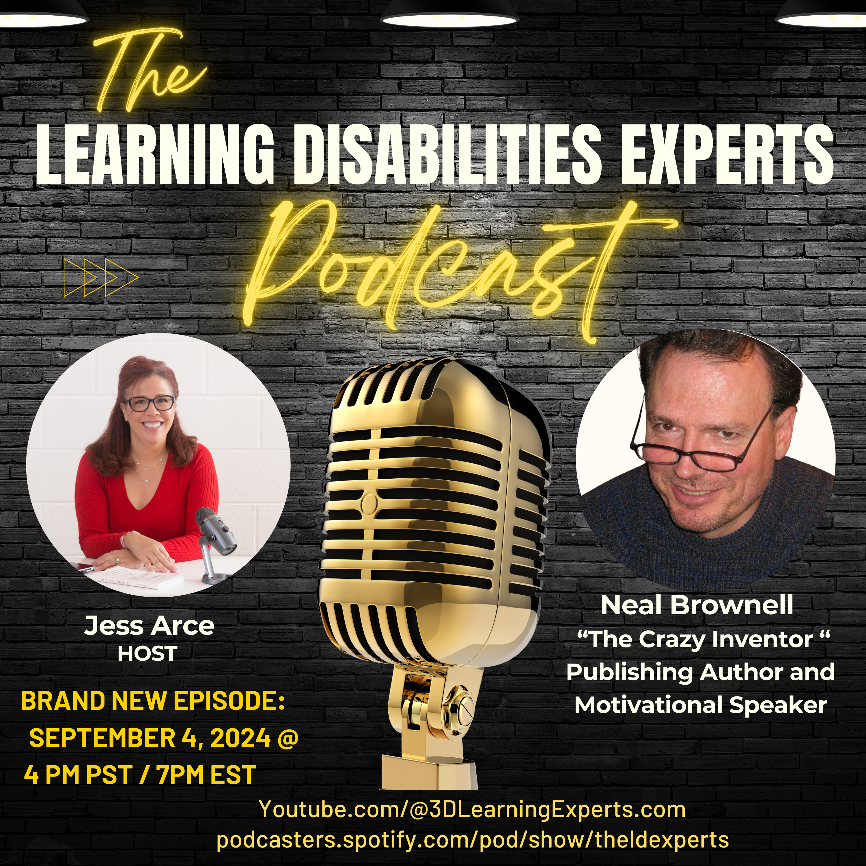 The Blind Inventor Goes Beyond the Darkness | Jess Arce with Neal Brownell episode artwork
