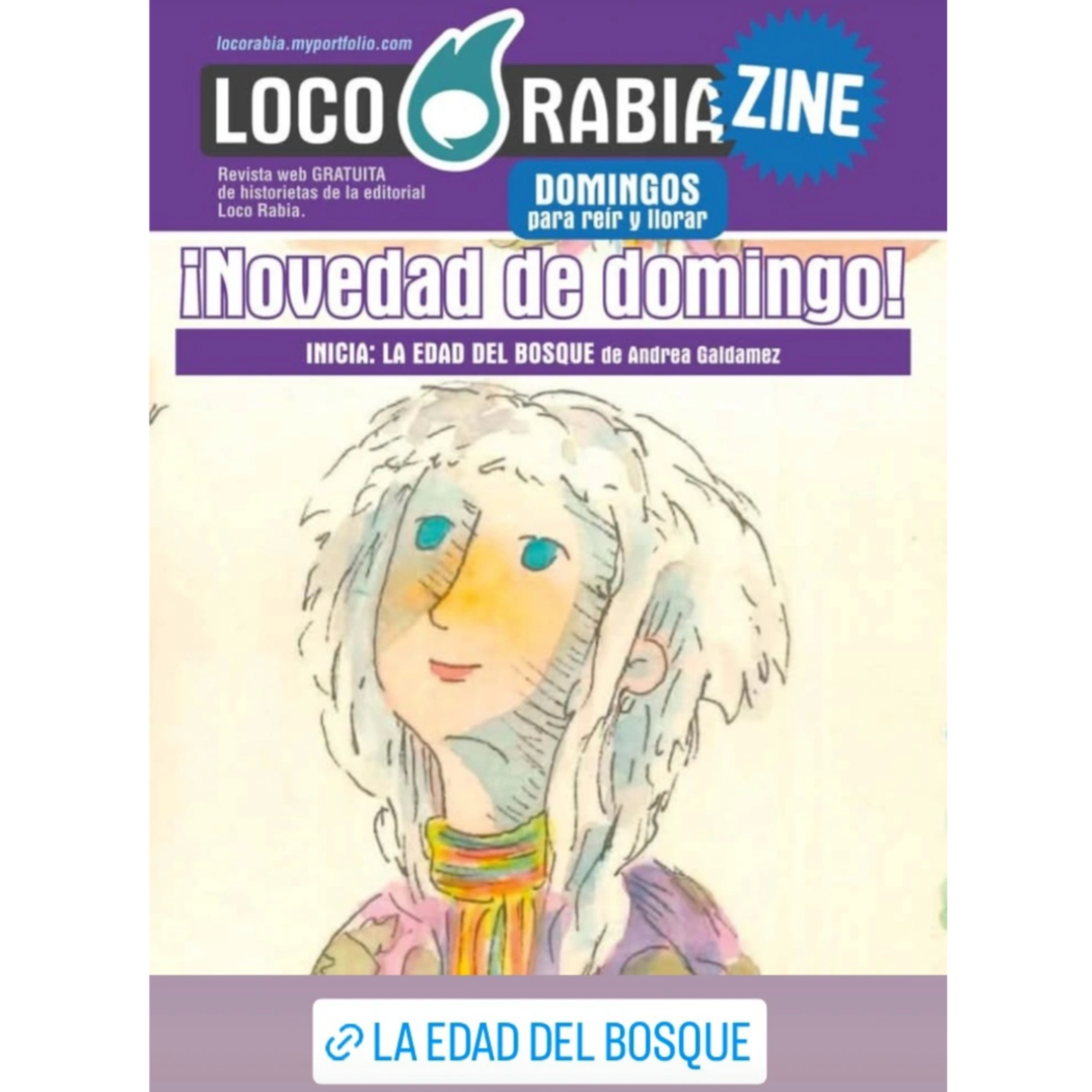 Andrea Galdamez "La edad del bosque" episode artwork