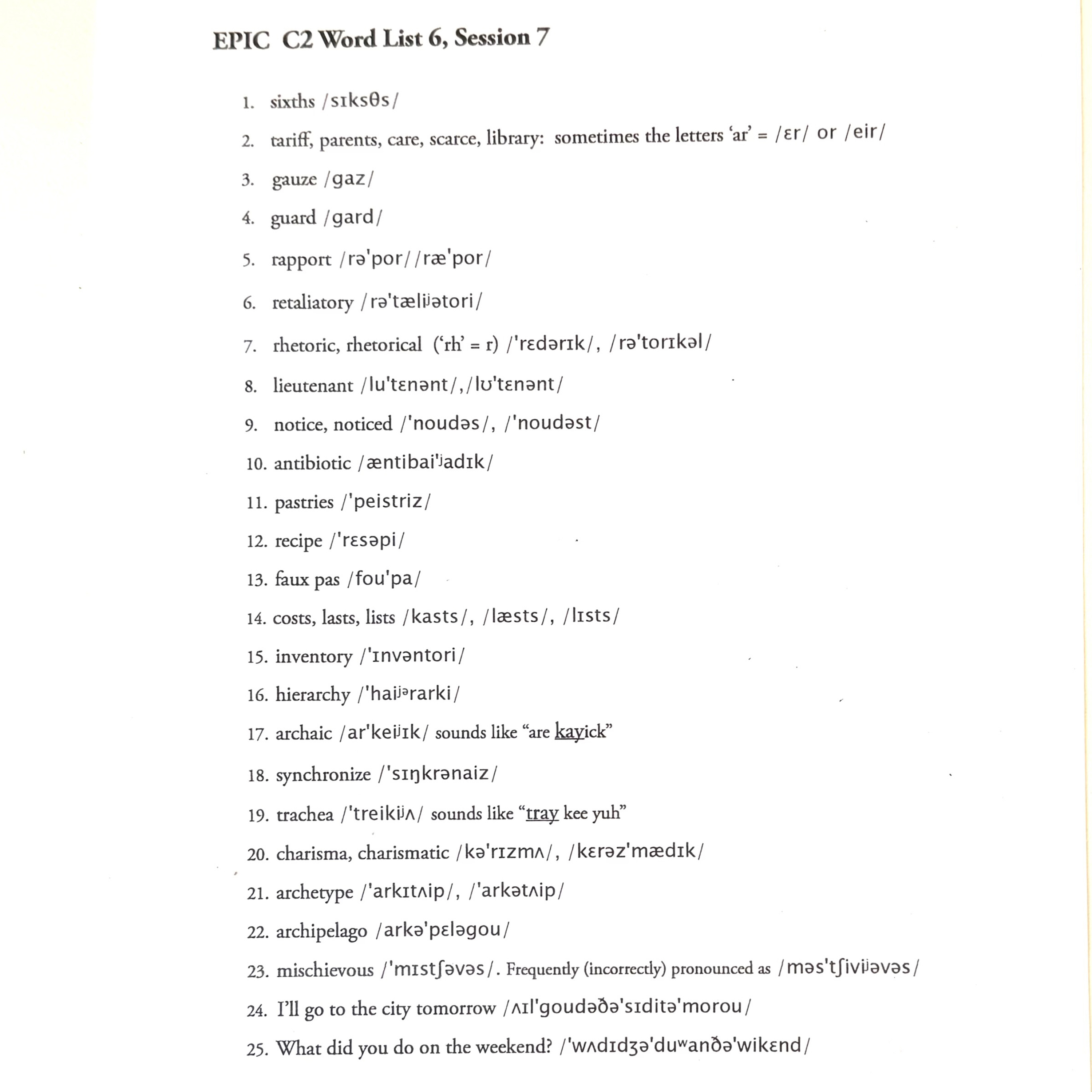 C2 Word List 6 episode artwork