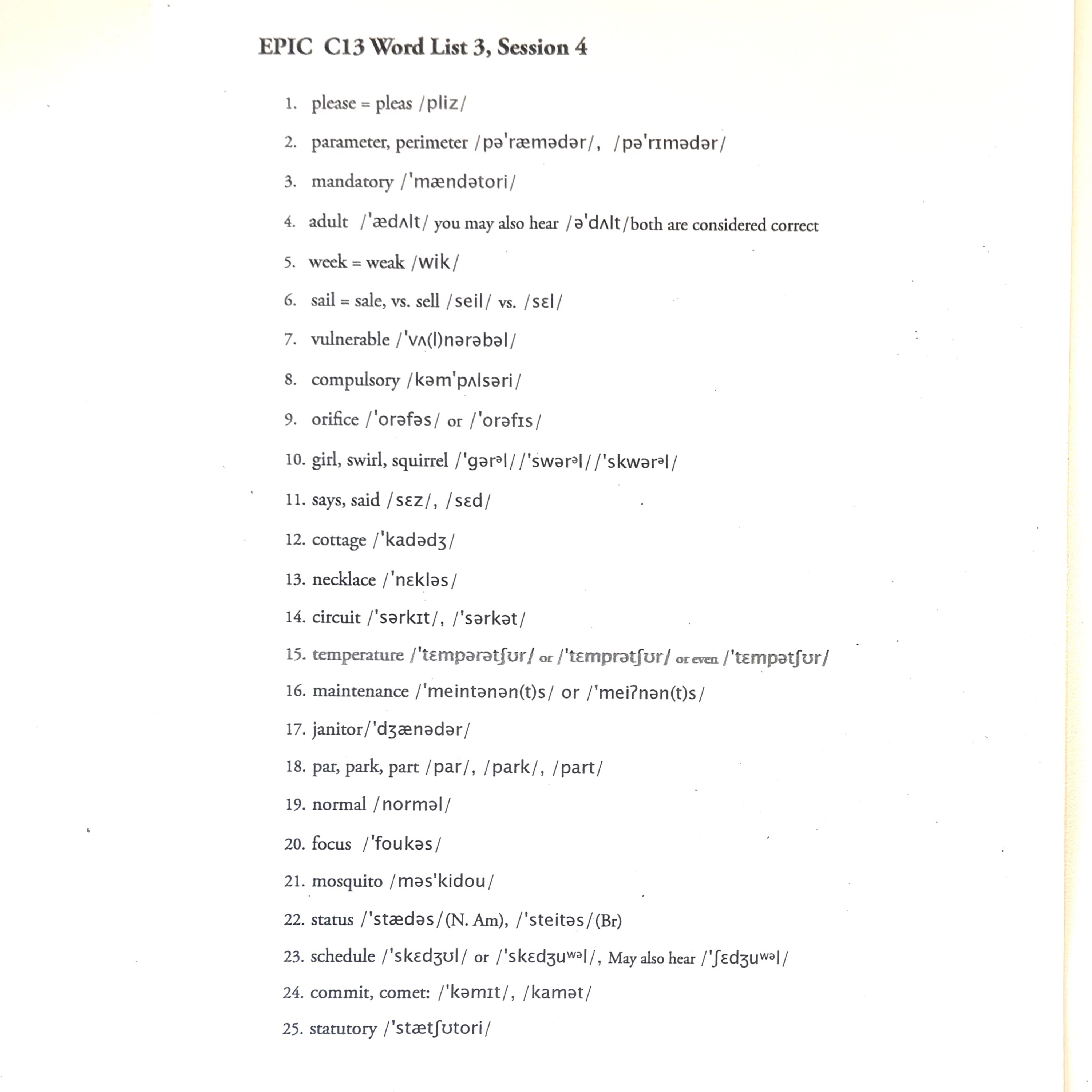 C13 Word List 3 episode artwork