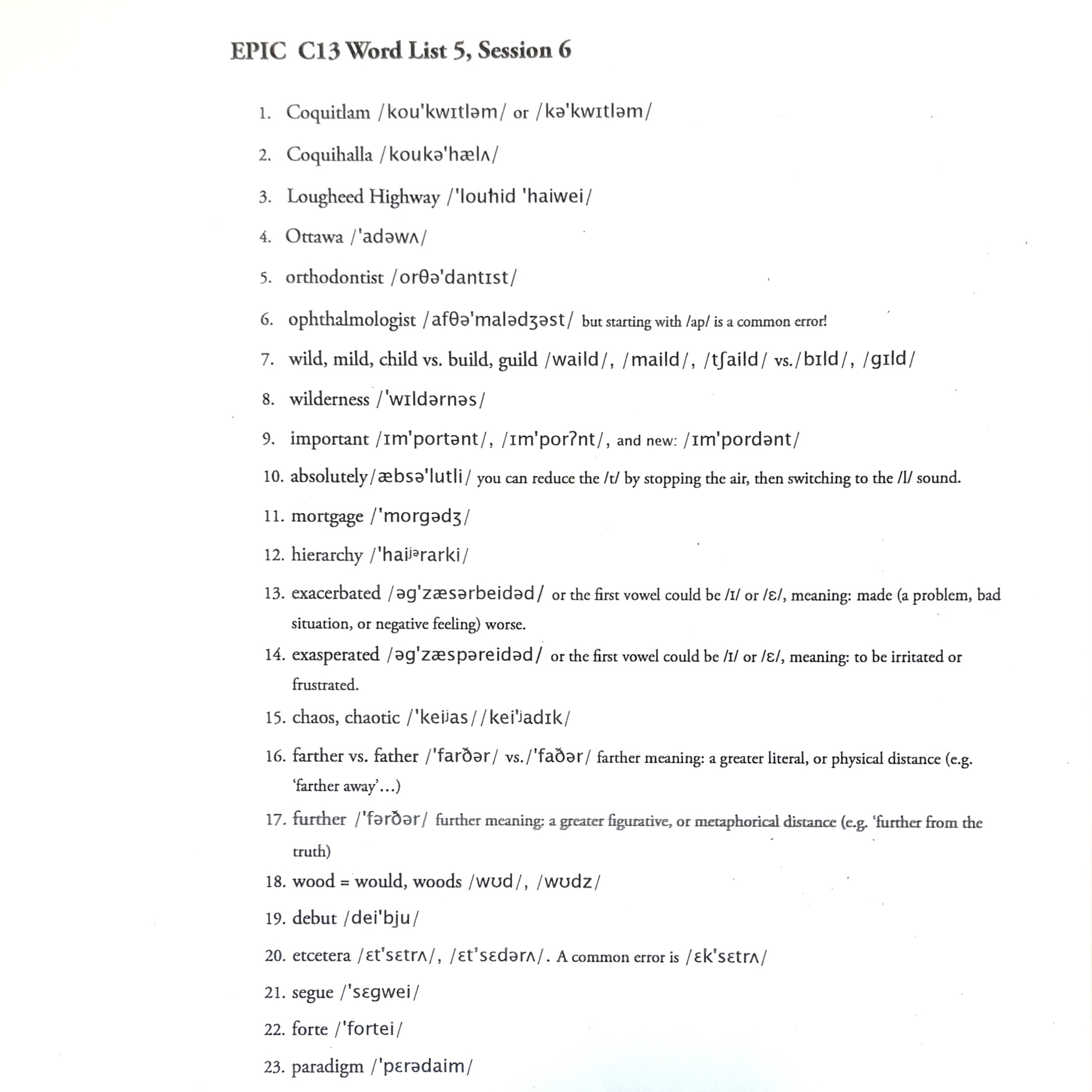 C13 Word List 5 episode artwork