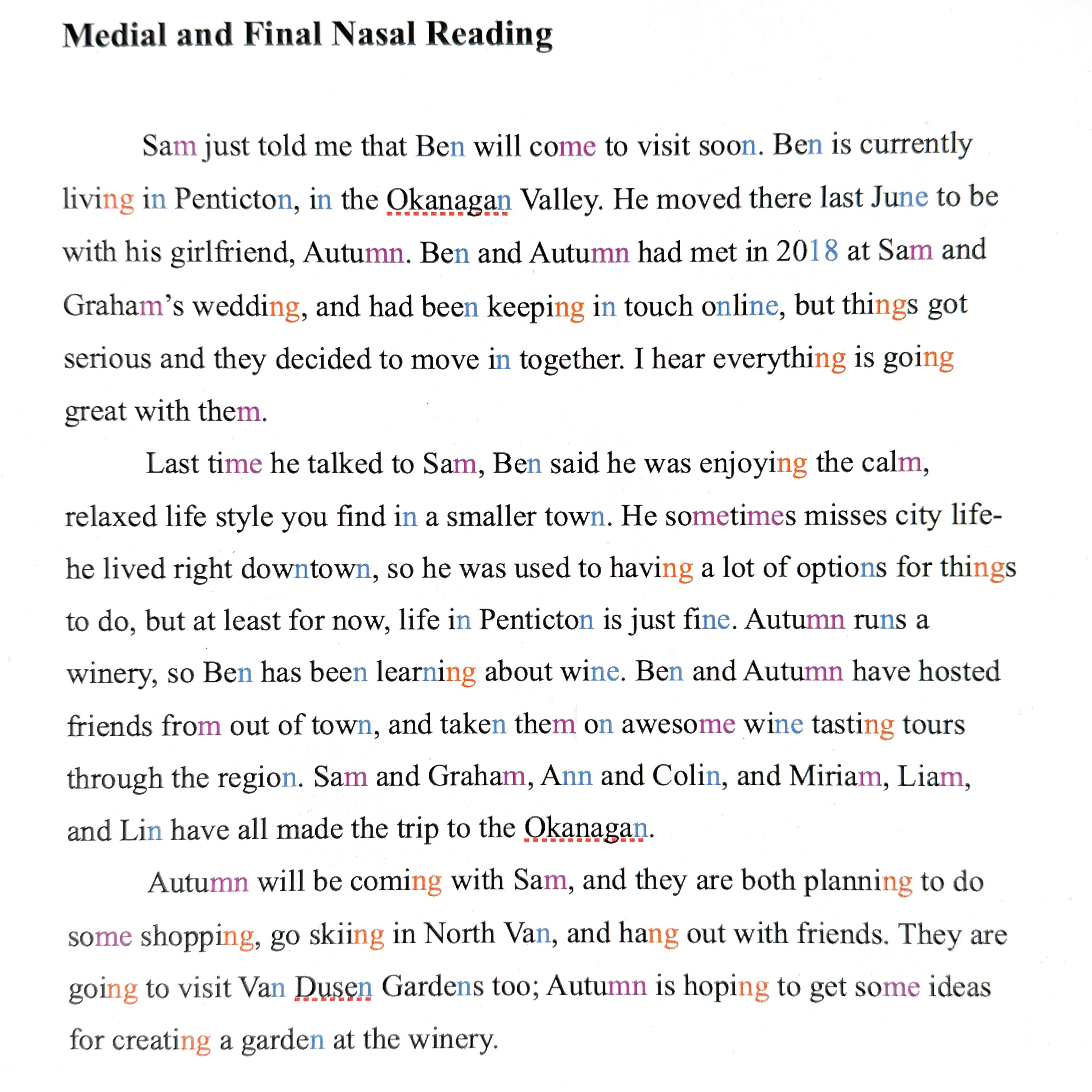 Reading for n, m, and “ng”, final & medial episode artwork