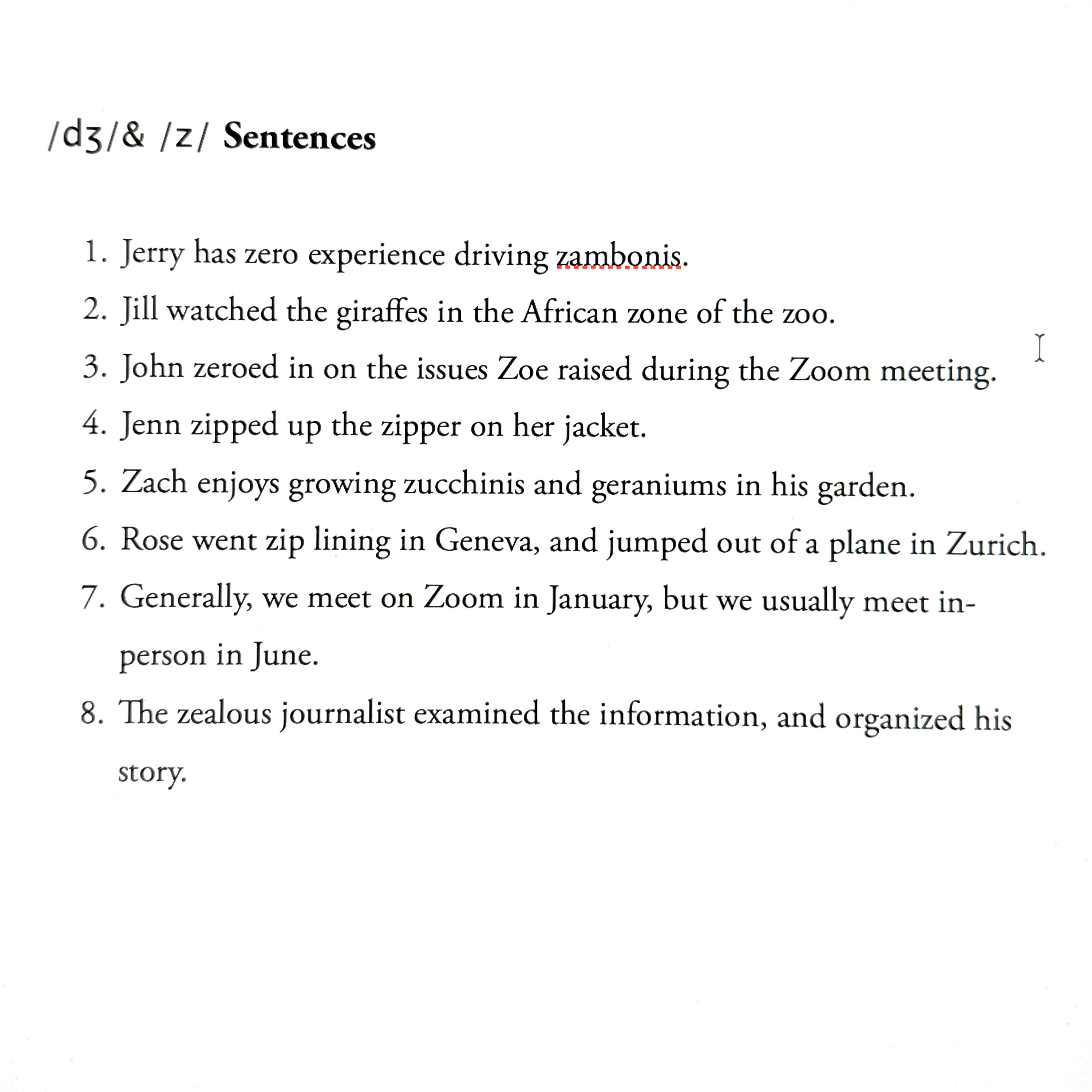 Sentences with ‘j’ & /z/ episode artwork