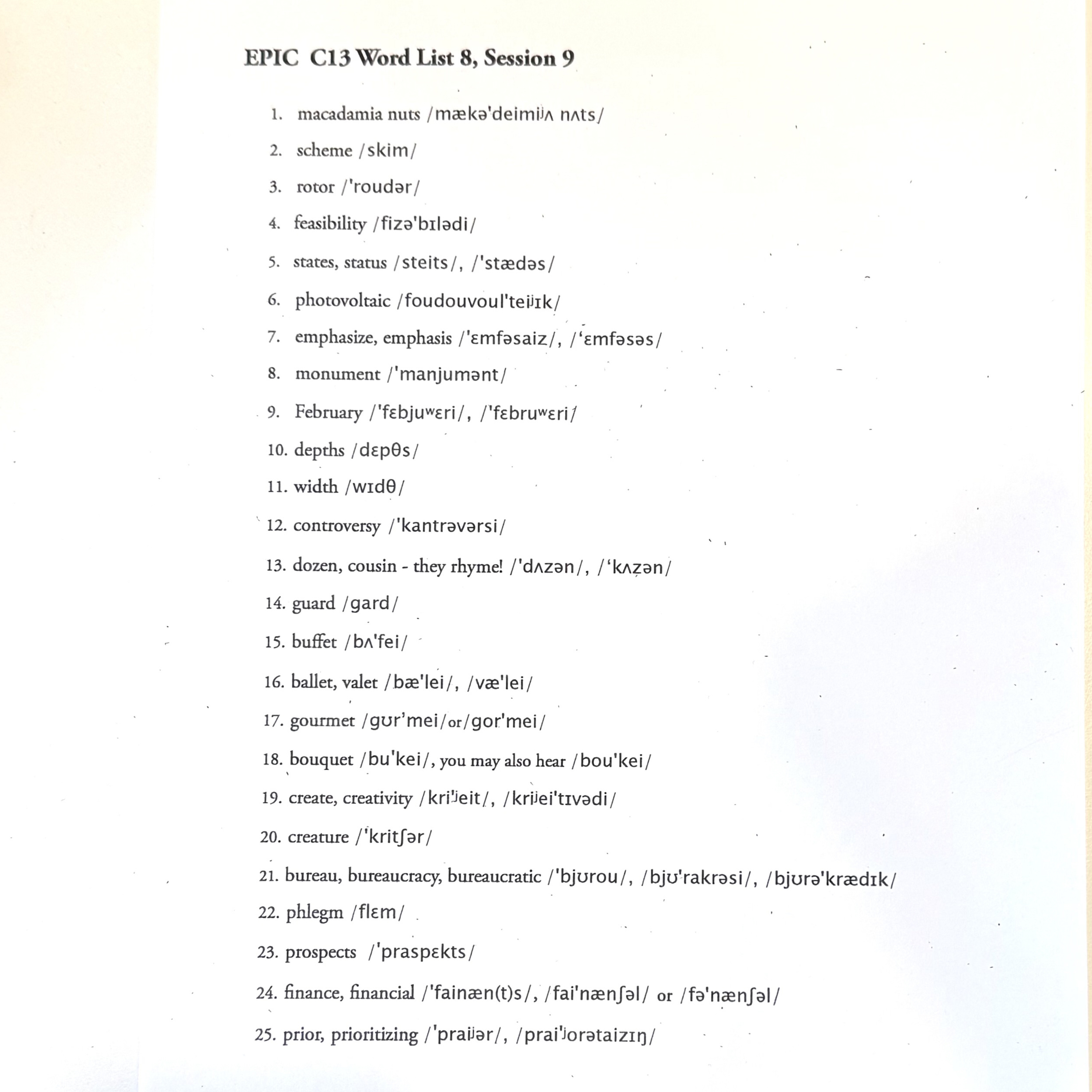 C13 Word List 8 episode artwork