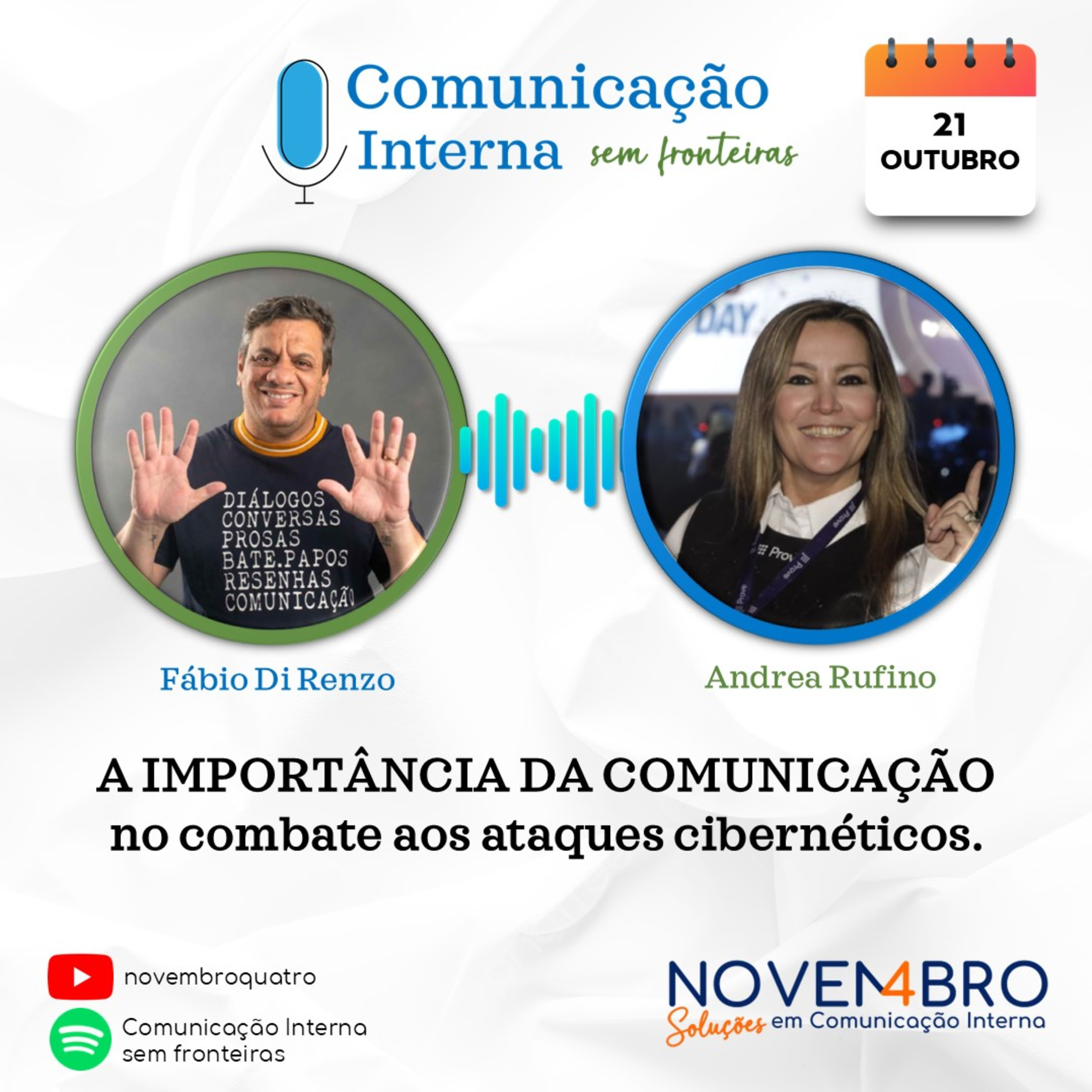 A importância da comunicação no combate aos ataques cibernéticos, com Andrea Rufino #17 episode artwork