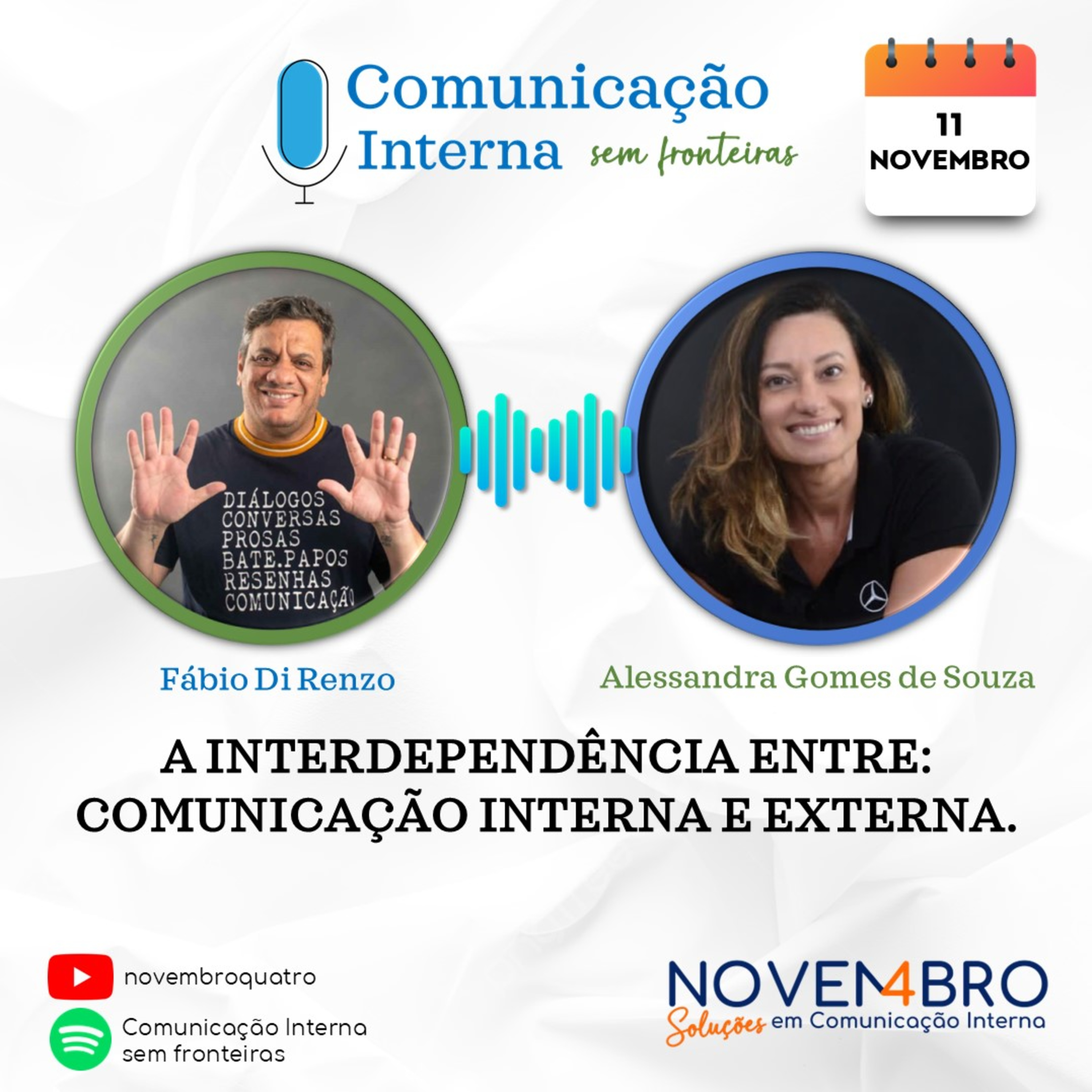 A interdependência entre: Comunicação Interna e Externa, com Alessandra Gomes de Souza #20 episode artwork