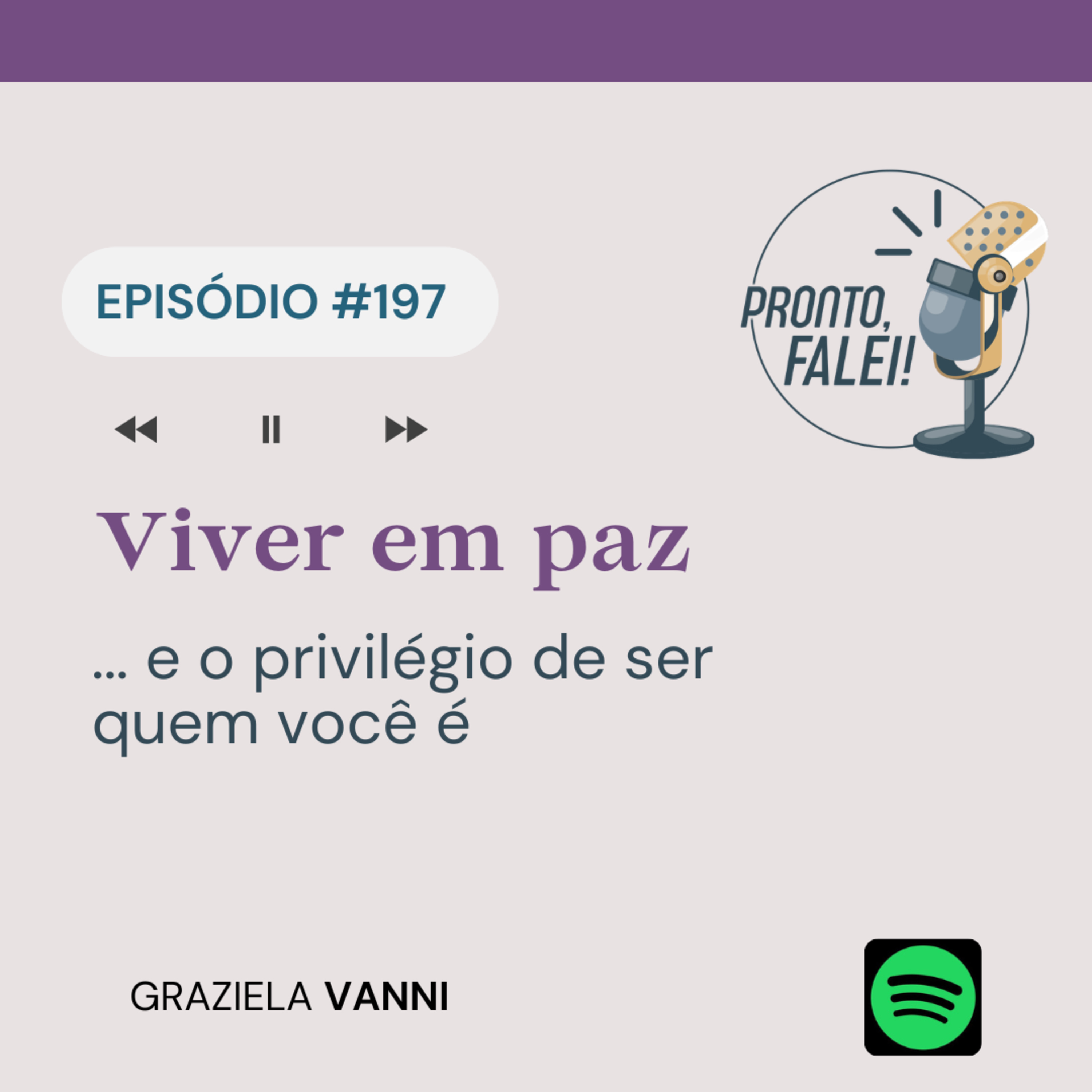 #197 – Viver em paz episode artwork