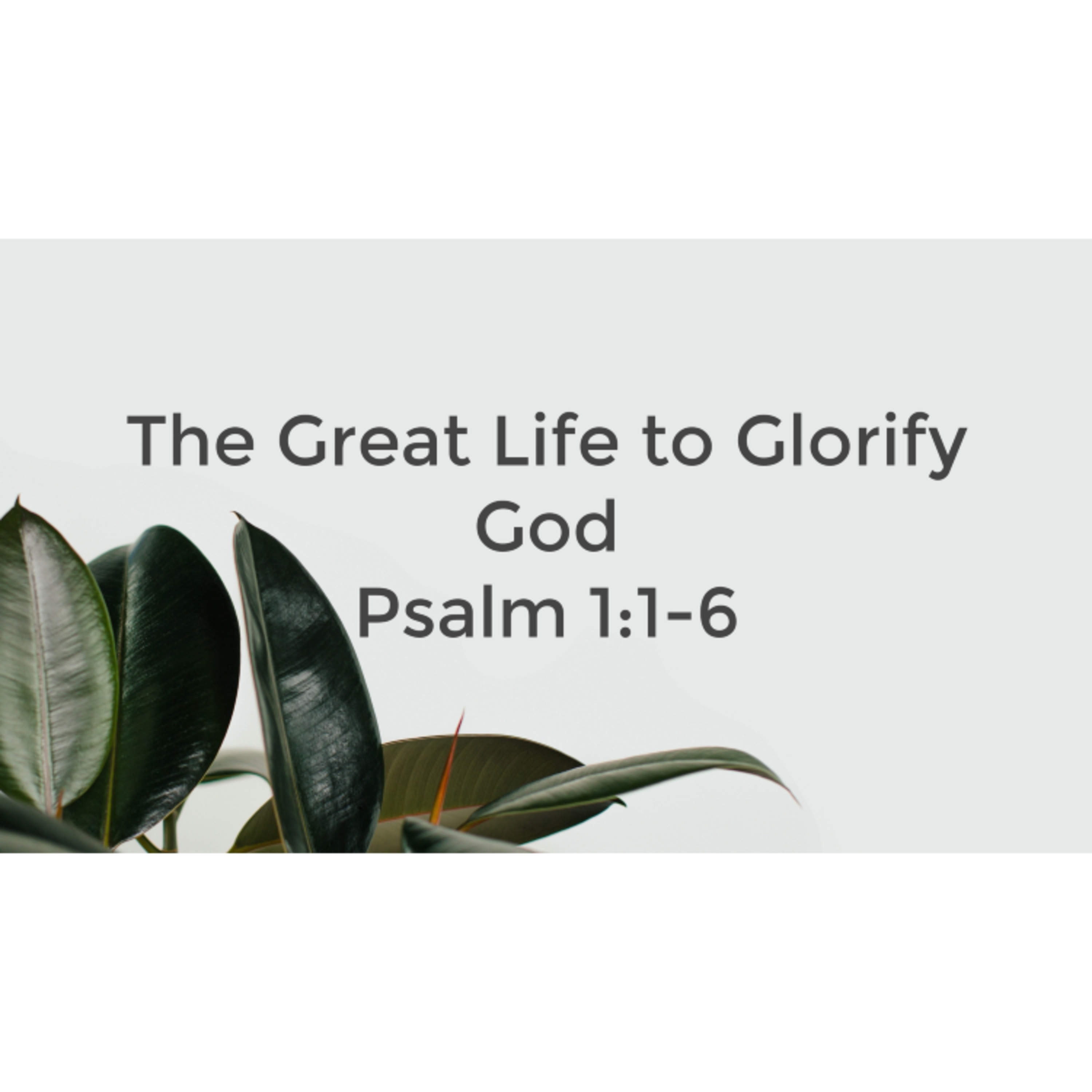 The Great Life To Glorify God episode artwork