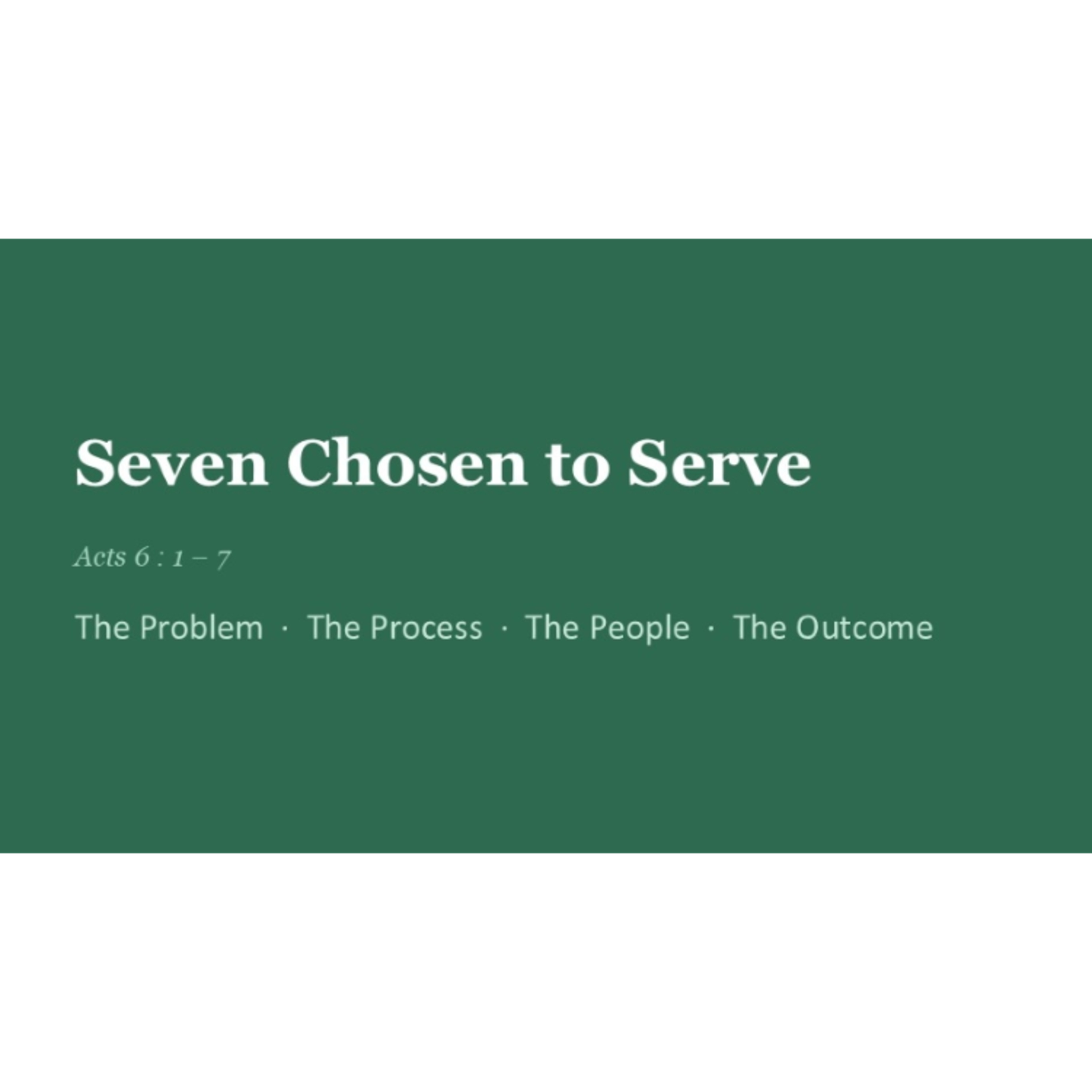 Seven Chosen to Serve (Solji Paek) episode artwork