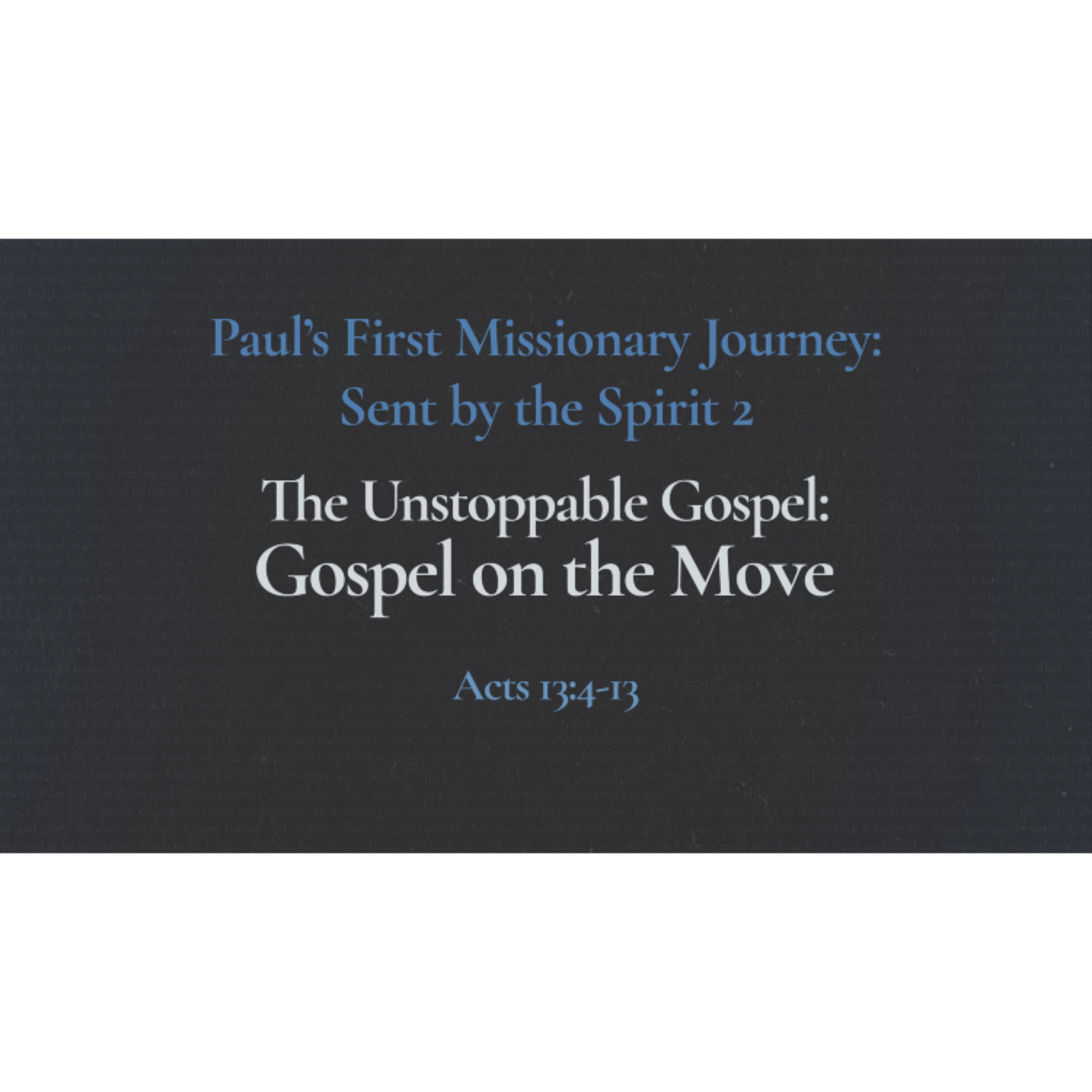 The Unstoppable Gospel episode artwork