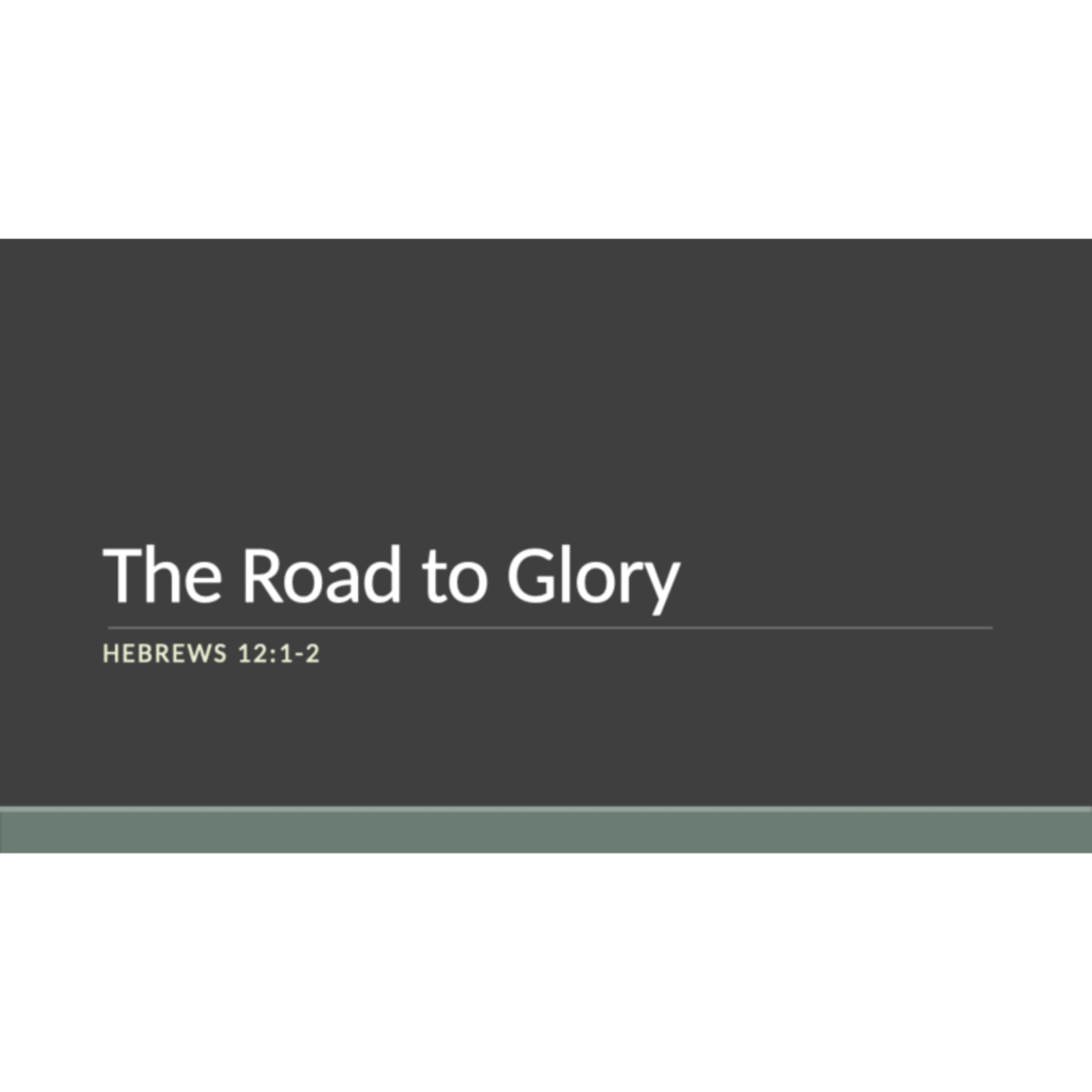 The Road to Glory (Toby E.) episode artwork