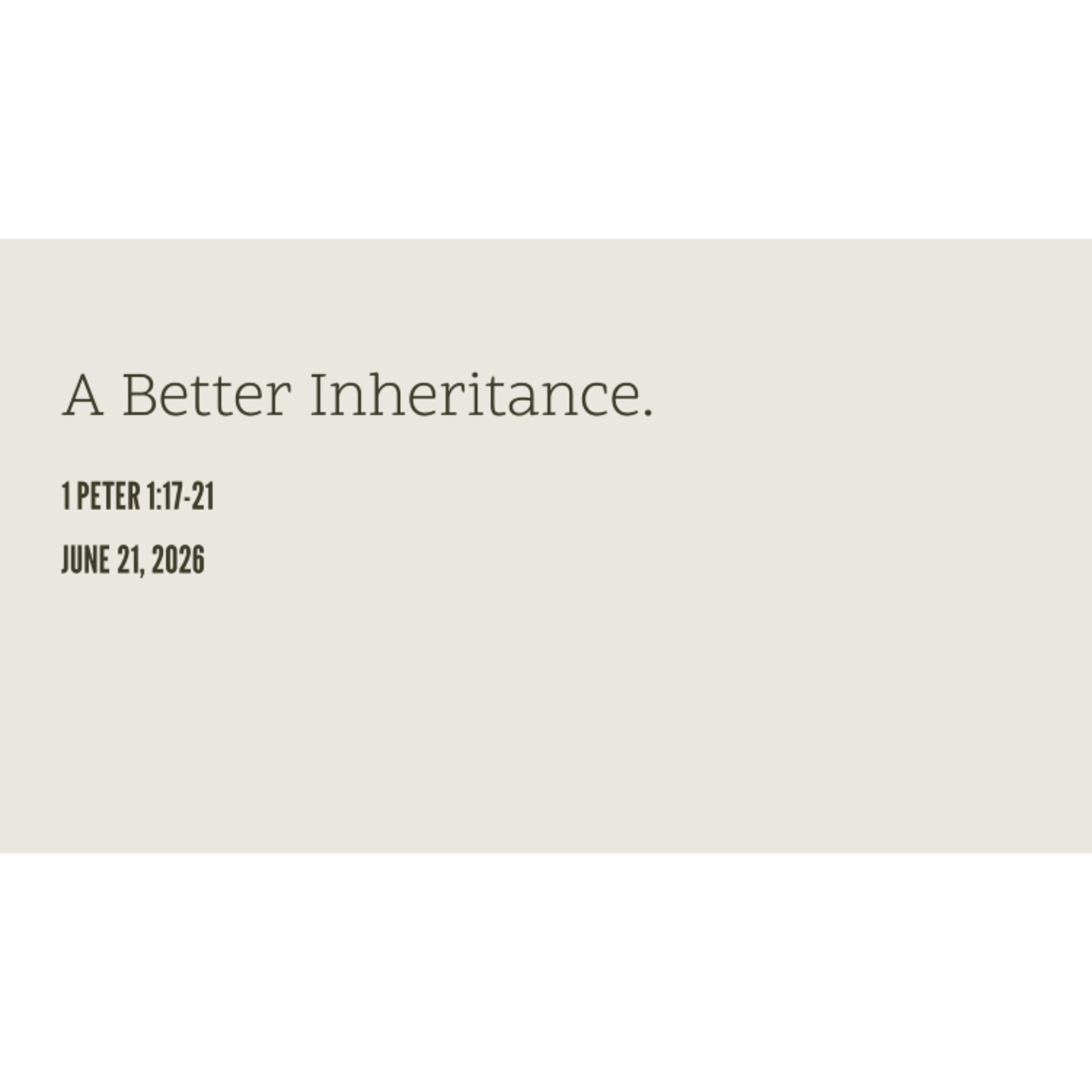 A Better Inheritance (Chris Yum) episode artwork