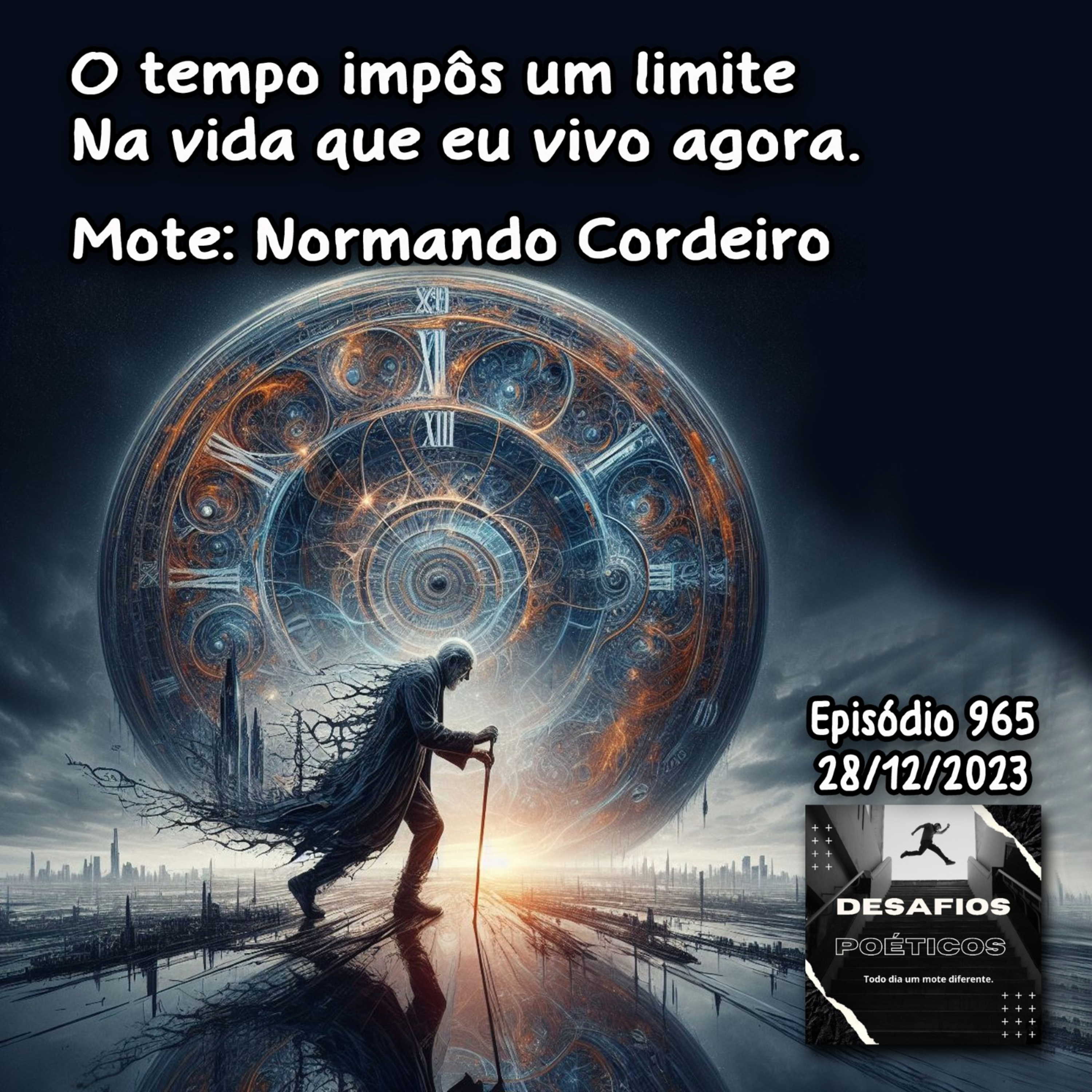 O tempo impôs um limite na vida que eu vivo agora. Mote: Normando Cordeiro #965 episode artwork