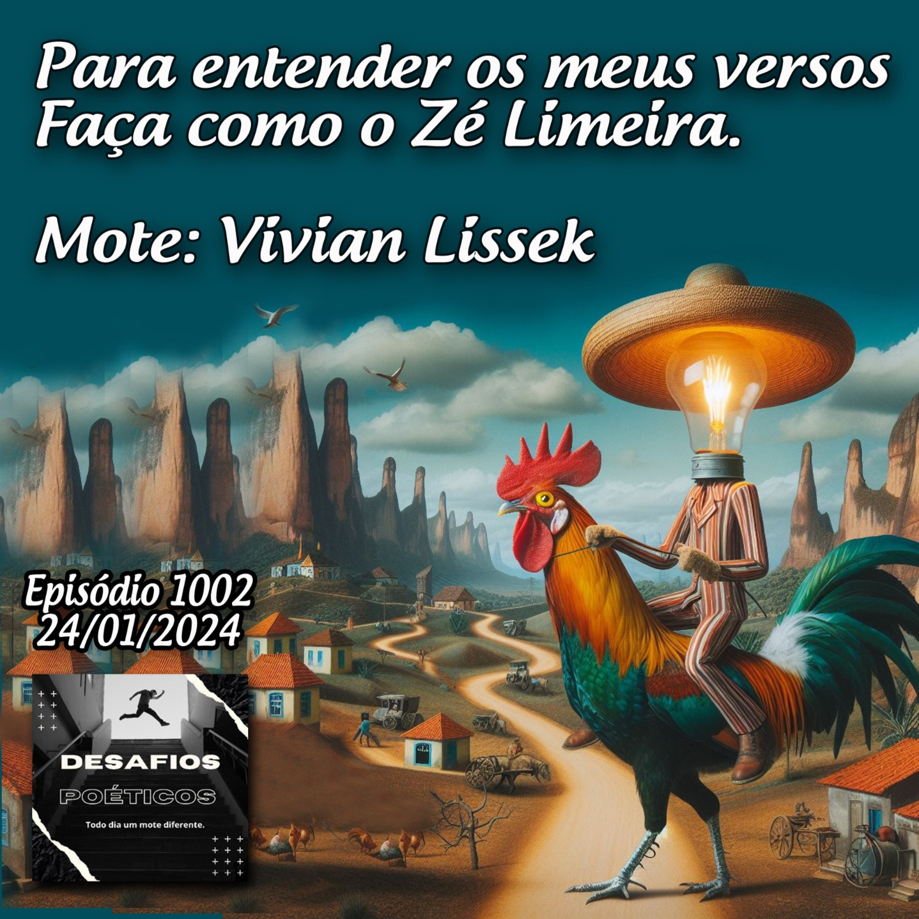 Para entender os meus versos, faça como Zé Limeira. Mote: Vivian Lissek #1002 episode artwork