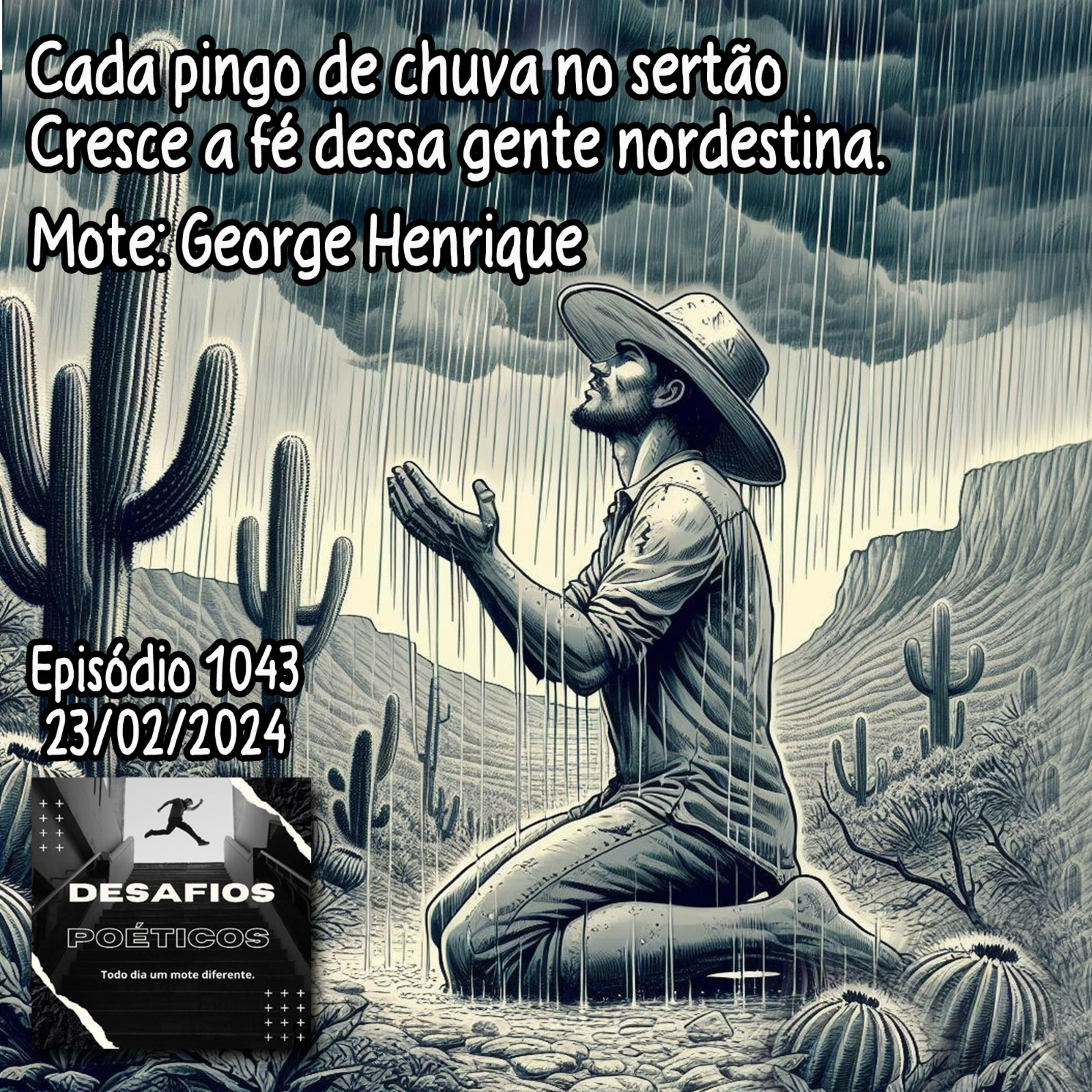 Cada pingo de chuva no sertão, cresce a fé dessa gente nordestina. Mote: George Henrique #1043 episode artwork