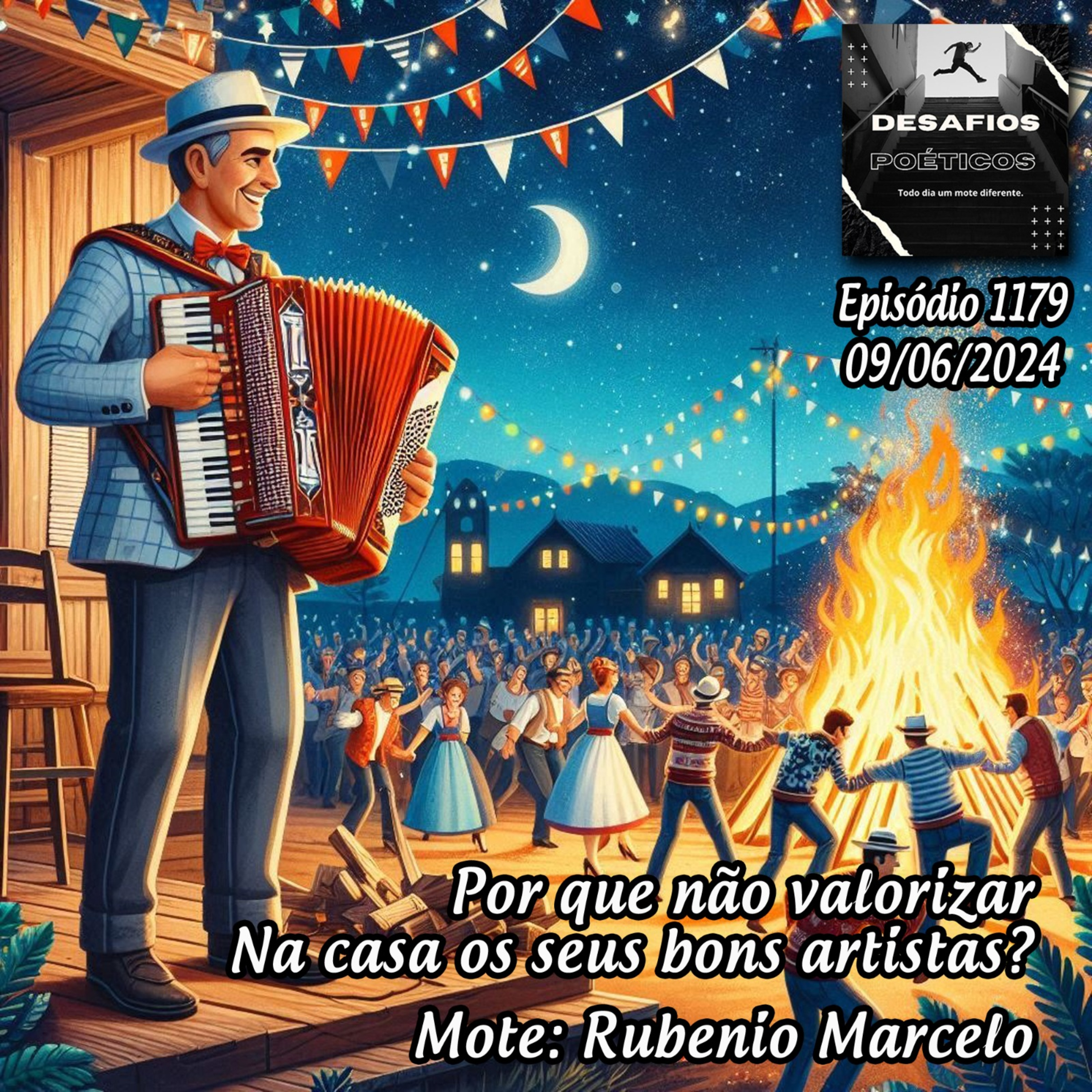 Por que não valorizar na casa os seus bons artistas? Mote: Rubenio Marcelo #1179 episode artwork
