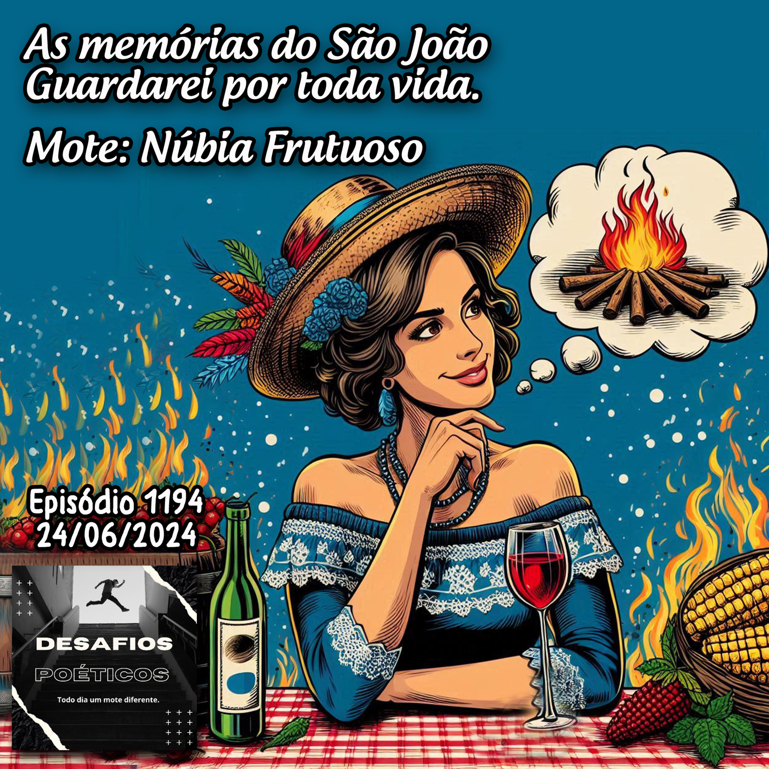 As memórias do São João, guardarei por toda vida. Mote: Núbia Frutuoso #1194 episode artwork
