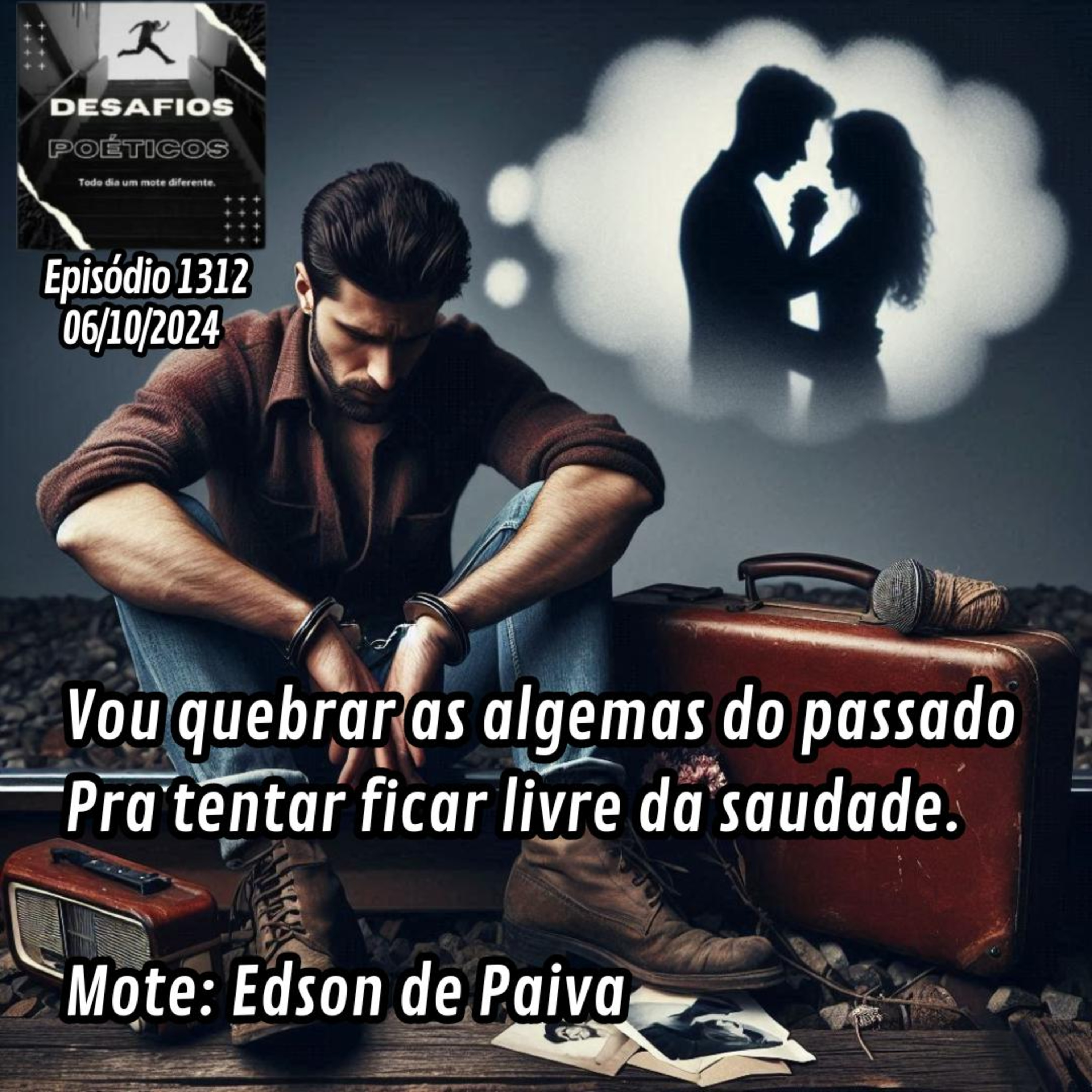 Vou quebrar as algemas do passado, pra tentar ficar livre da saudade. Mote: Edson de Paiva. #1312 episode artwork