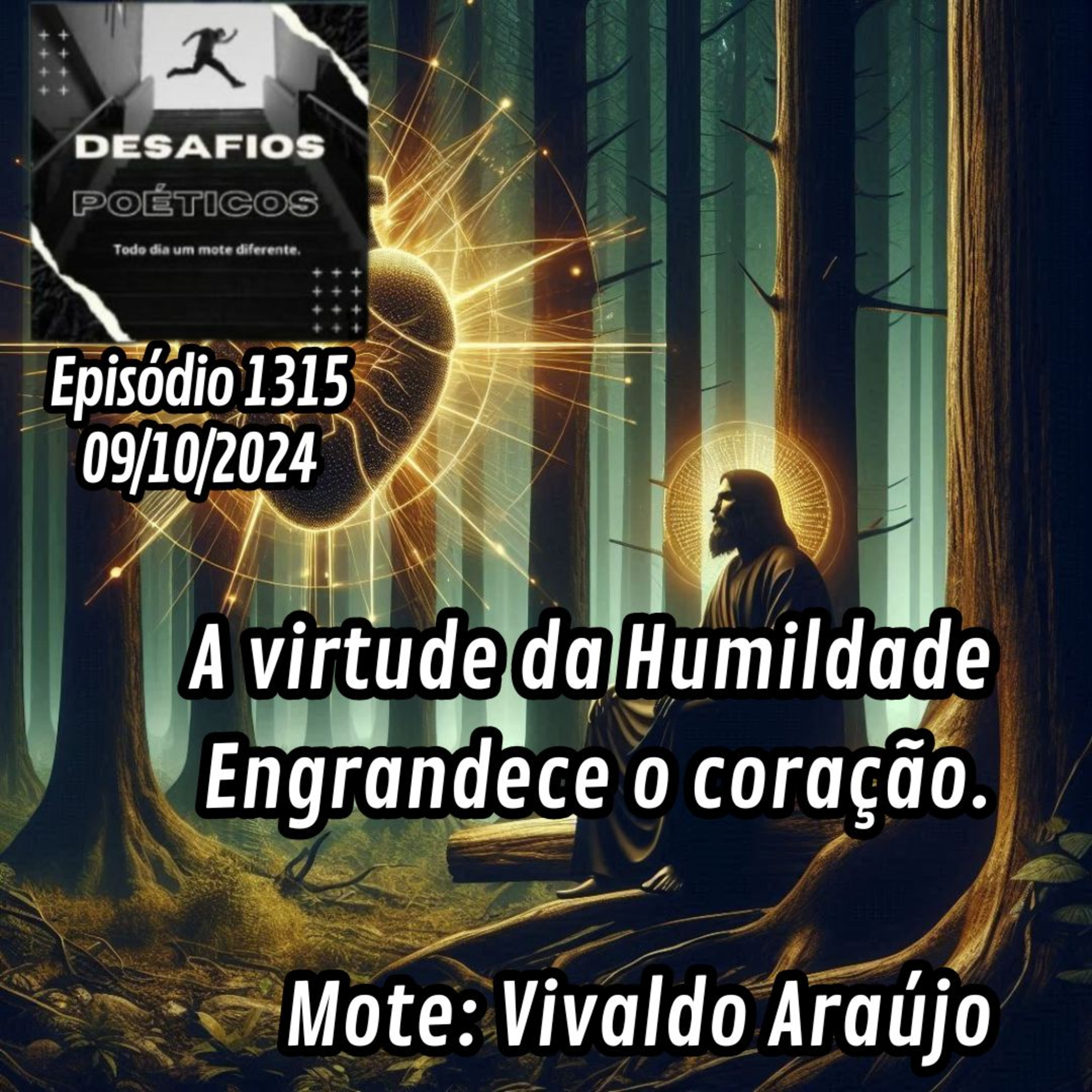 A virtude da humildade, engrandece o coração. Mote: Vivaldo Araújo. #1315