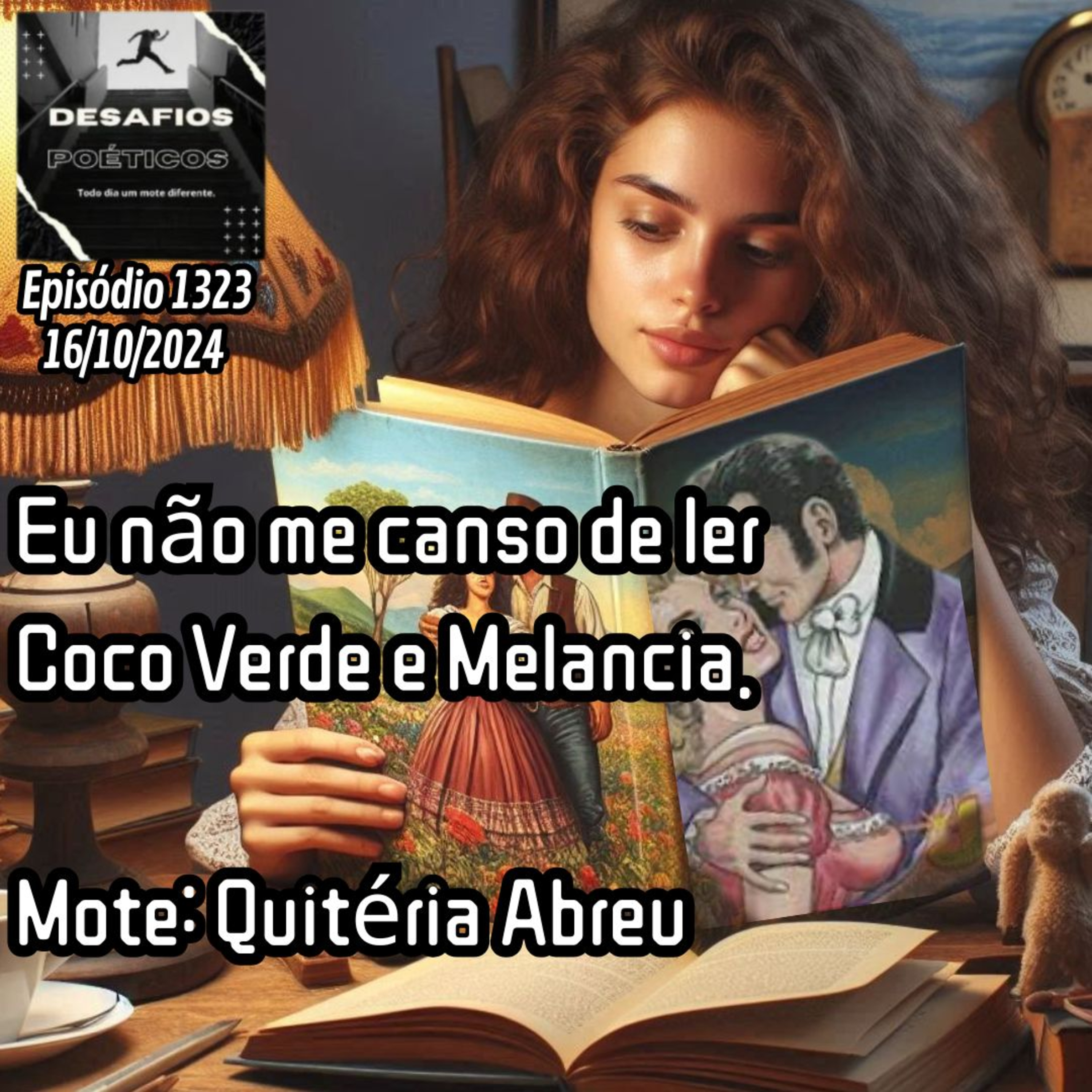 Eu não me canso de ler, Coco Verde e Melancia. Mote: Quitéria Abreu. #1323 episode artwork