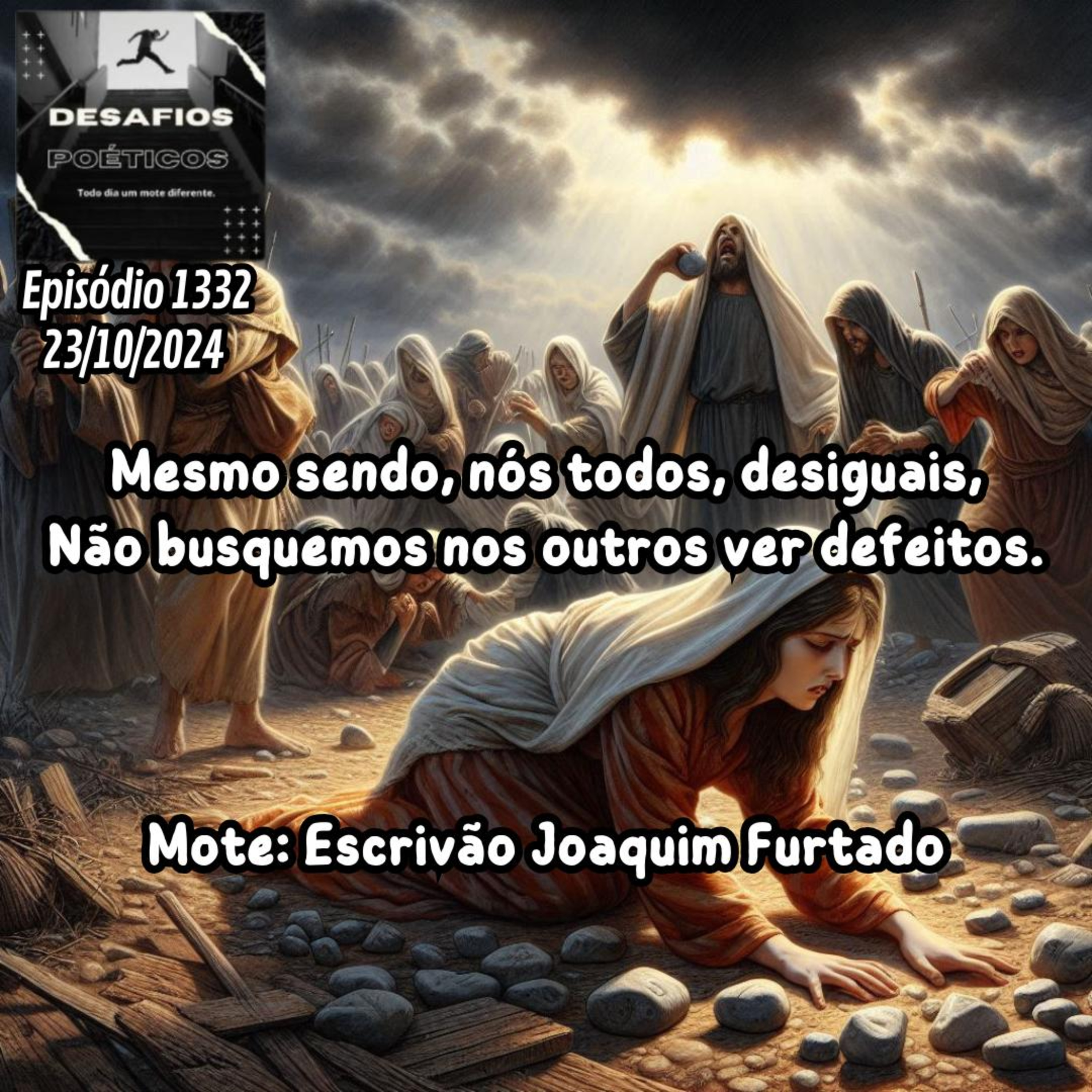 Mesmo sendo, nós todos, desiguais, não busquemos nos outros ver defeitos. Mote: Escrivão Joaquim Furtado #1332 episode artwork
