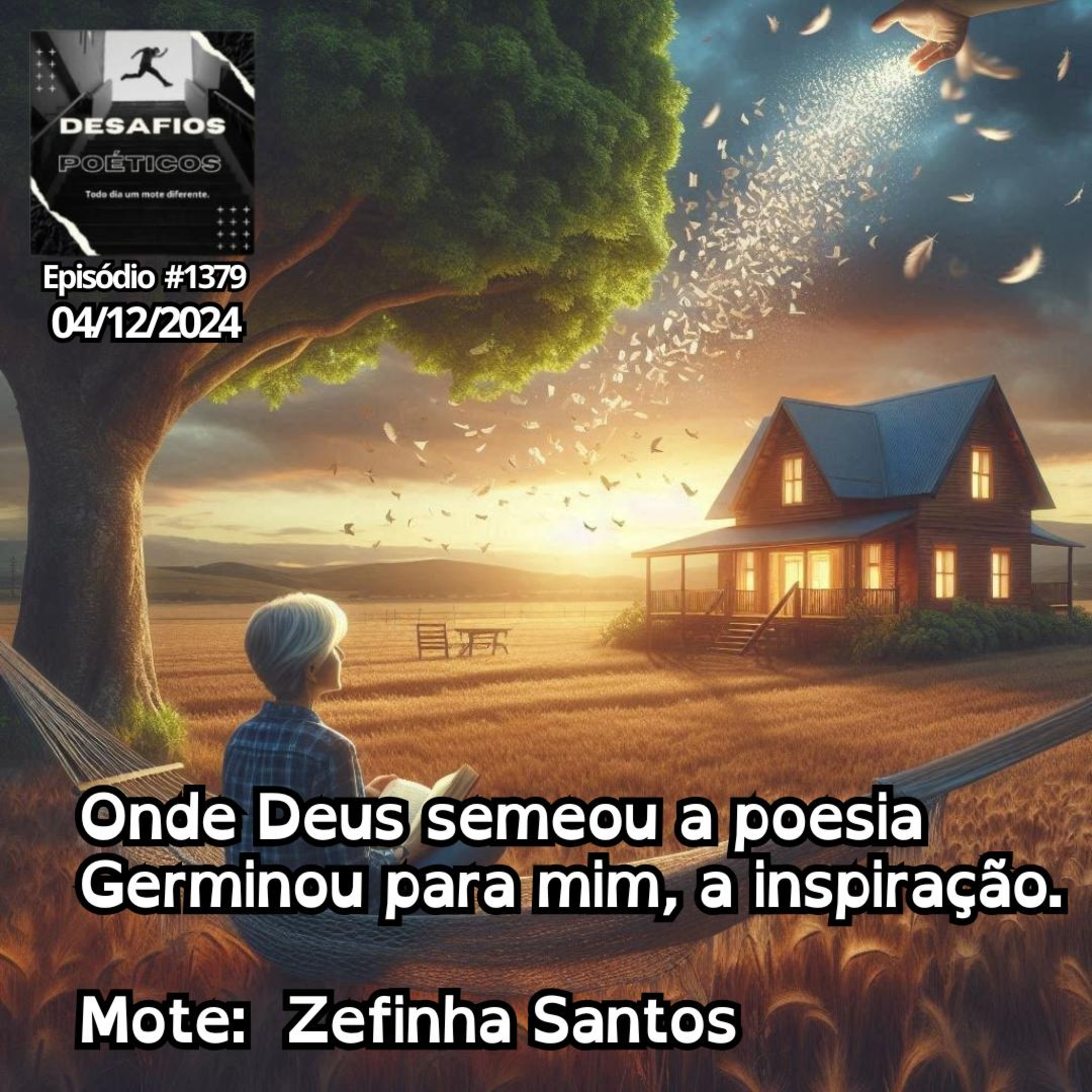 Onde Deus semeou a poesia, germinou para mim, a inspiração. Mote: Zefinha Santos. #1379 episode artwork