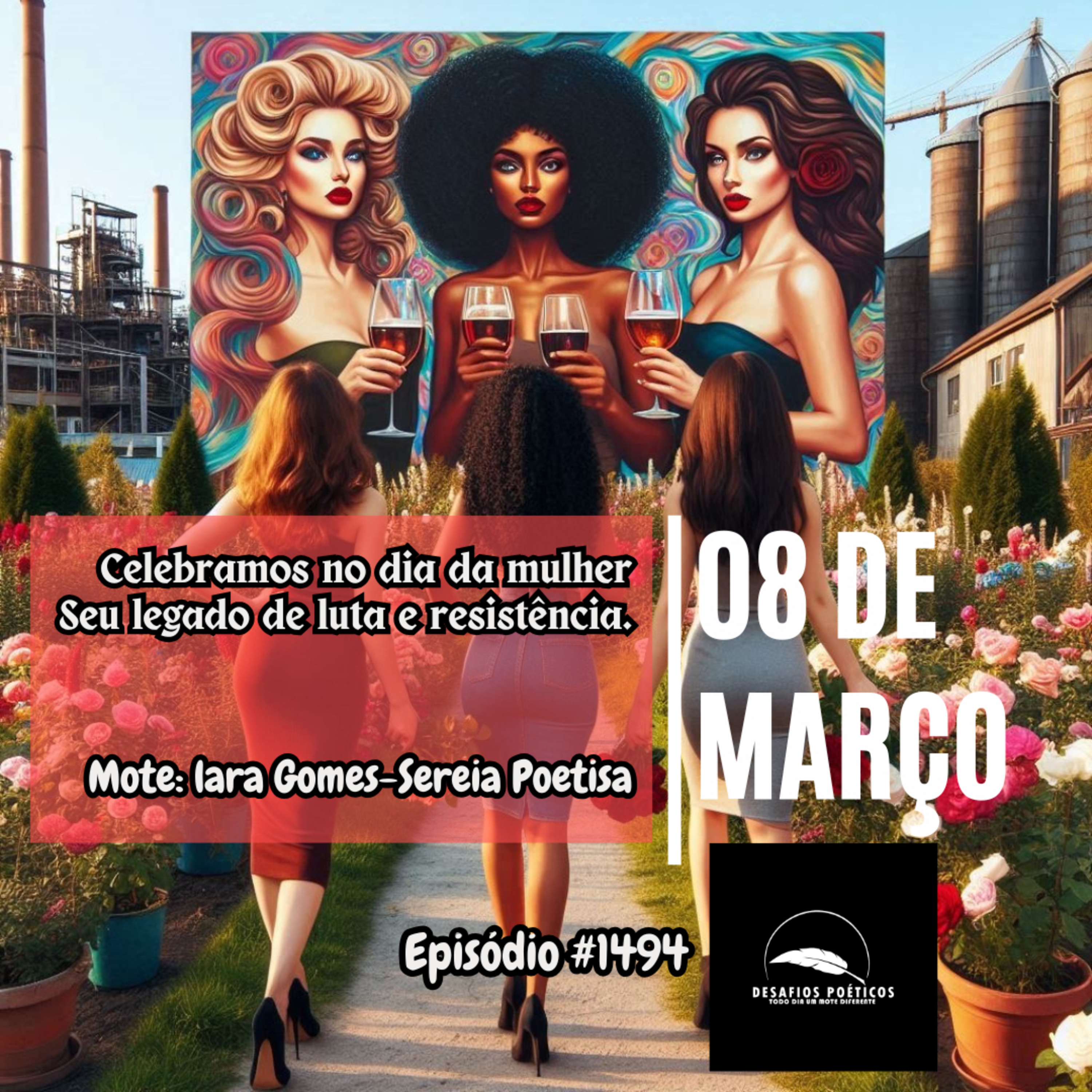 Celebramos no dia da mulher, seu legado de luta e resistência. Mote: Iara Gomes. #1494 episode artwork