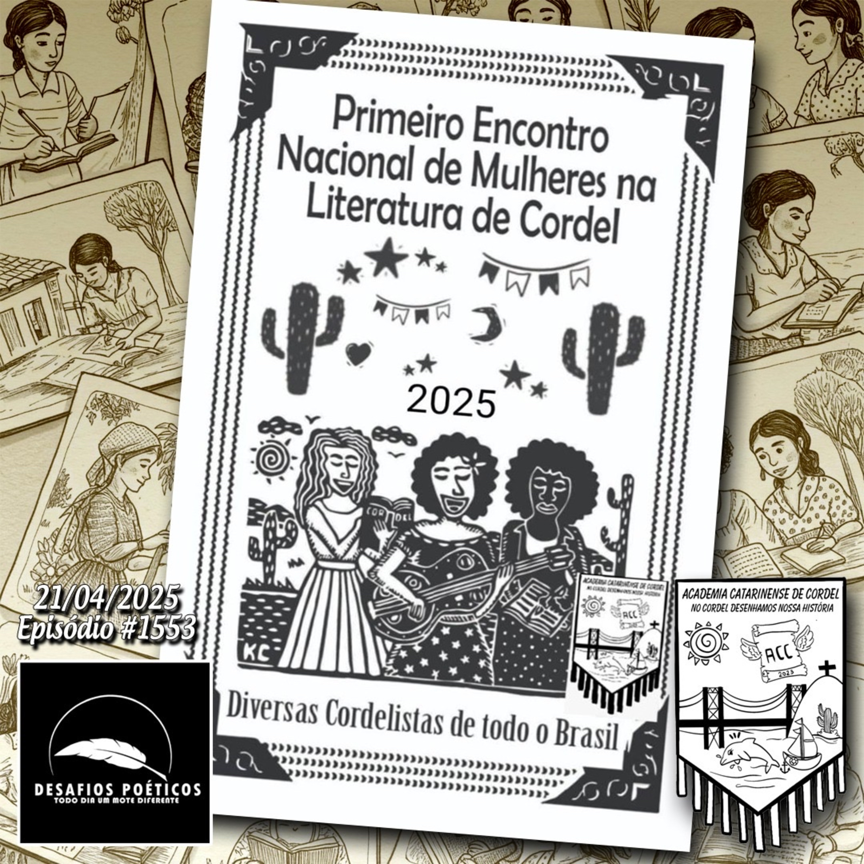Primeiro Encontro Nacional de Mulheres na Literatura de Cordel. #1553 episode artwork