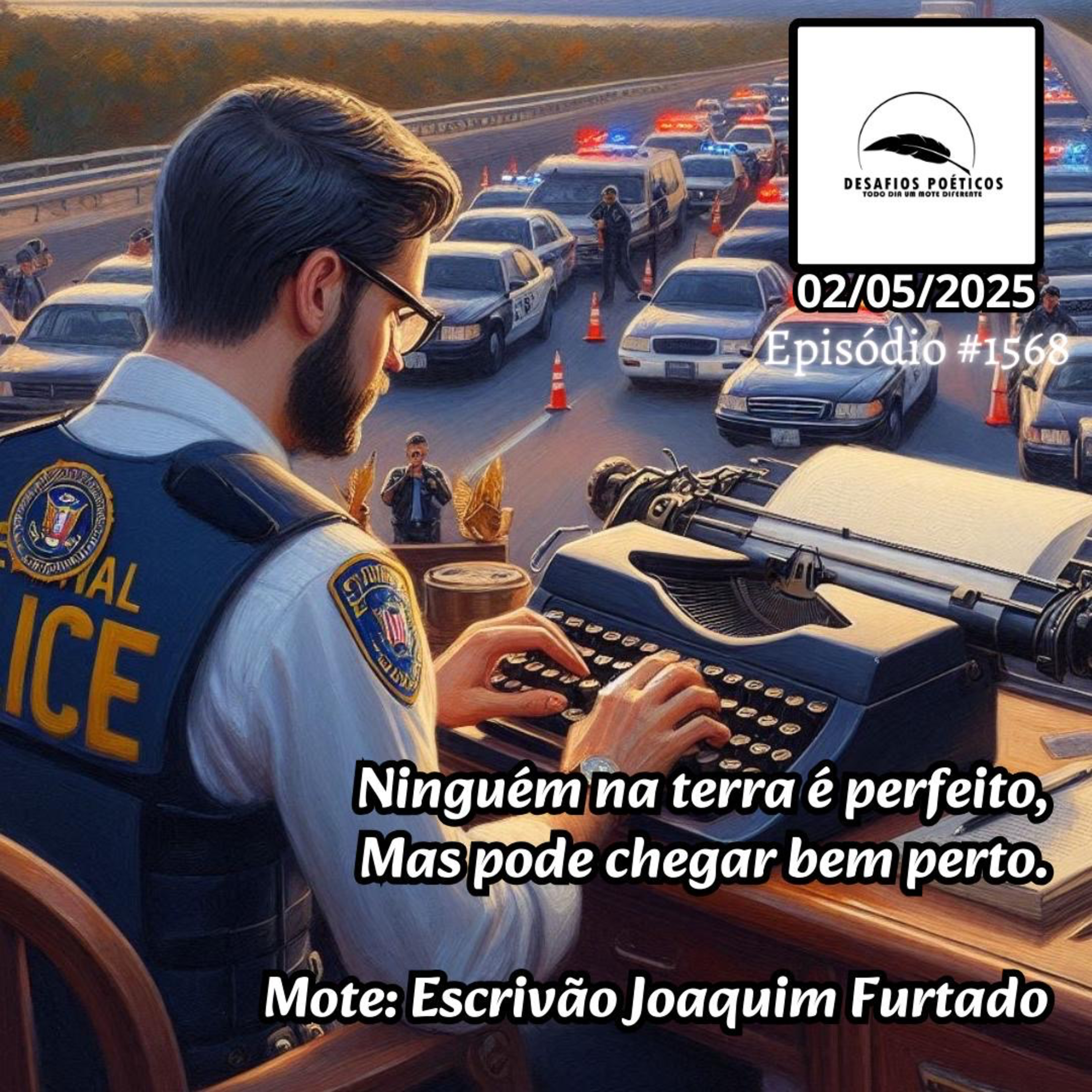 Ninguém na terra é perfeito, mas pode chegar bem perto. Mote: Escrivão Joaquim Furtado.#1568 episode artwork