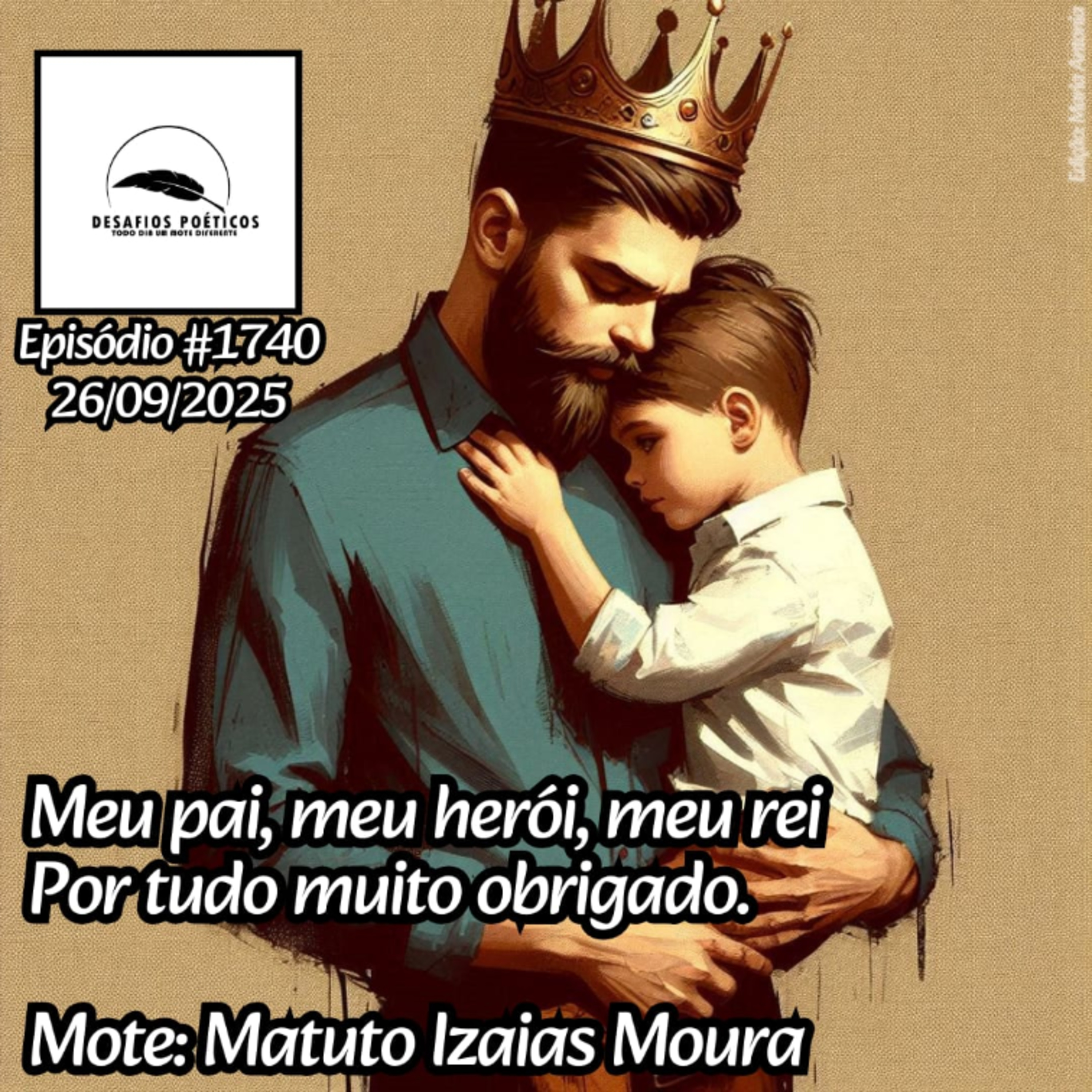 Meu pai, meu herói, meu rei, por tudo, muito obrigado. Mote: Matuto Izaías Moura. #1740 episode artwork