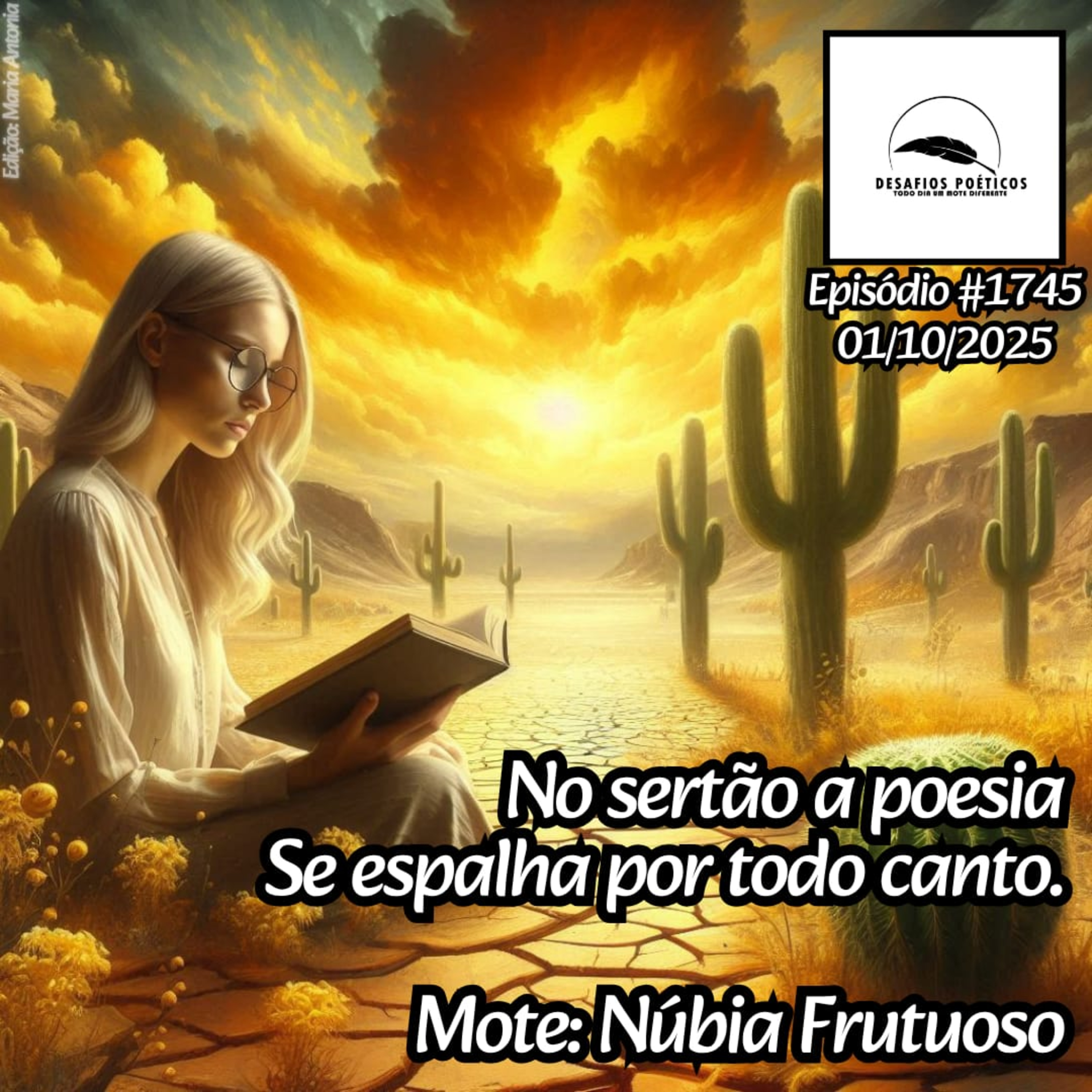 No sertão a poesia, se espalha por todo canto. Mote: Núbia Frutuoso. #1745 episode artwork
