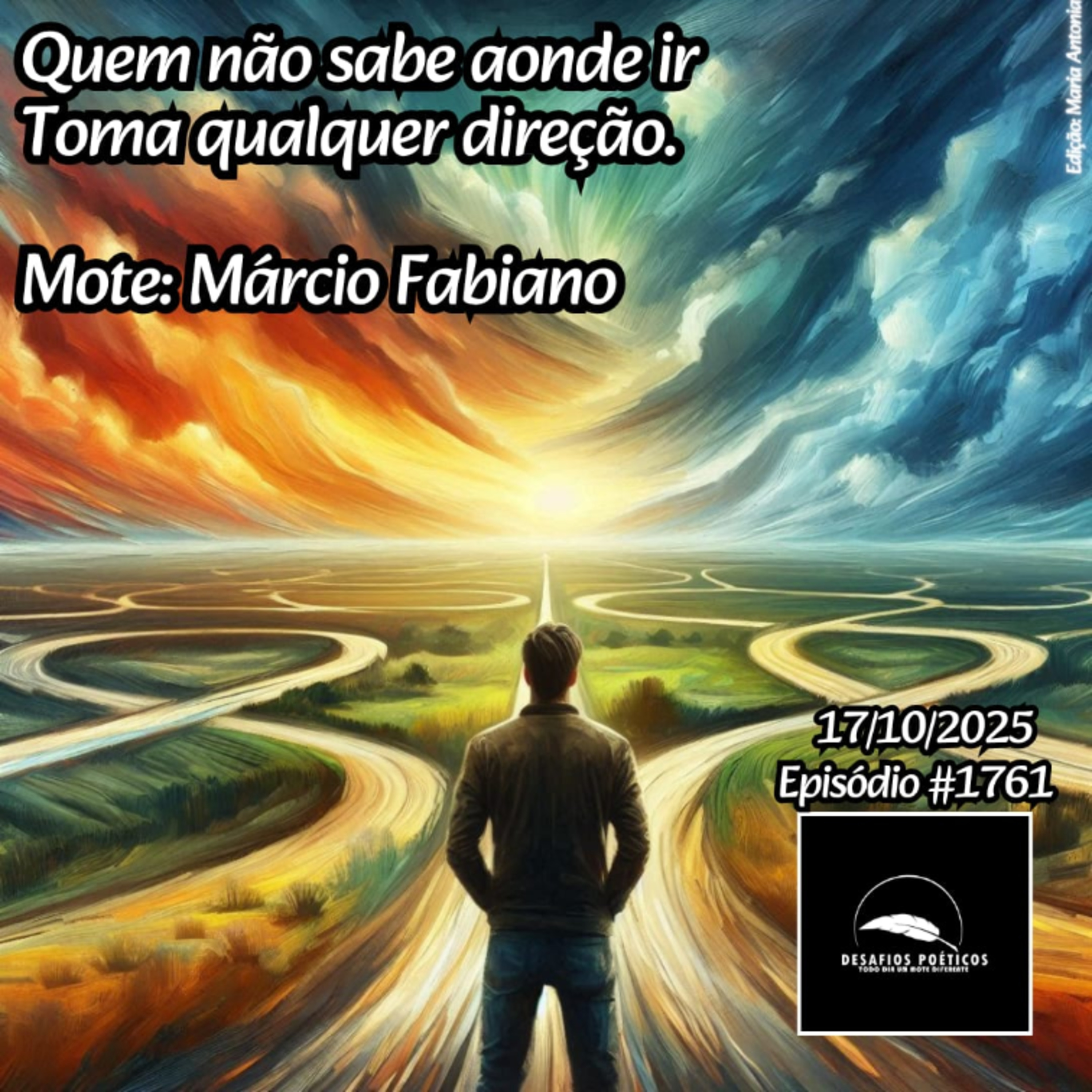 Quem não sabe aonde ir, toma qualquer direção. Mote: Márcio Fabiano. #1761 episode artwork
