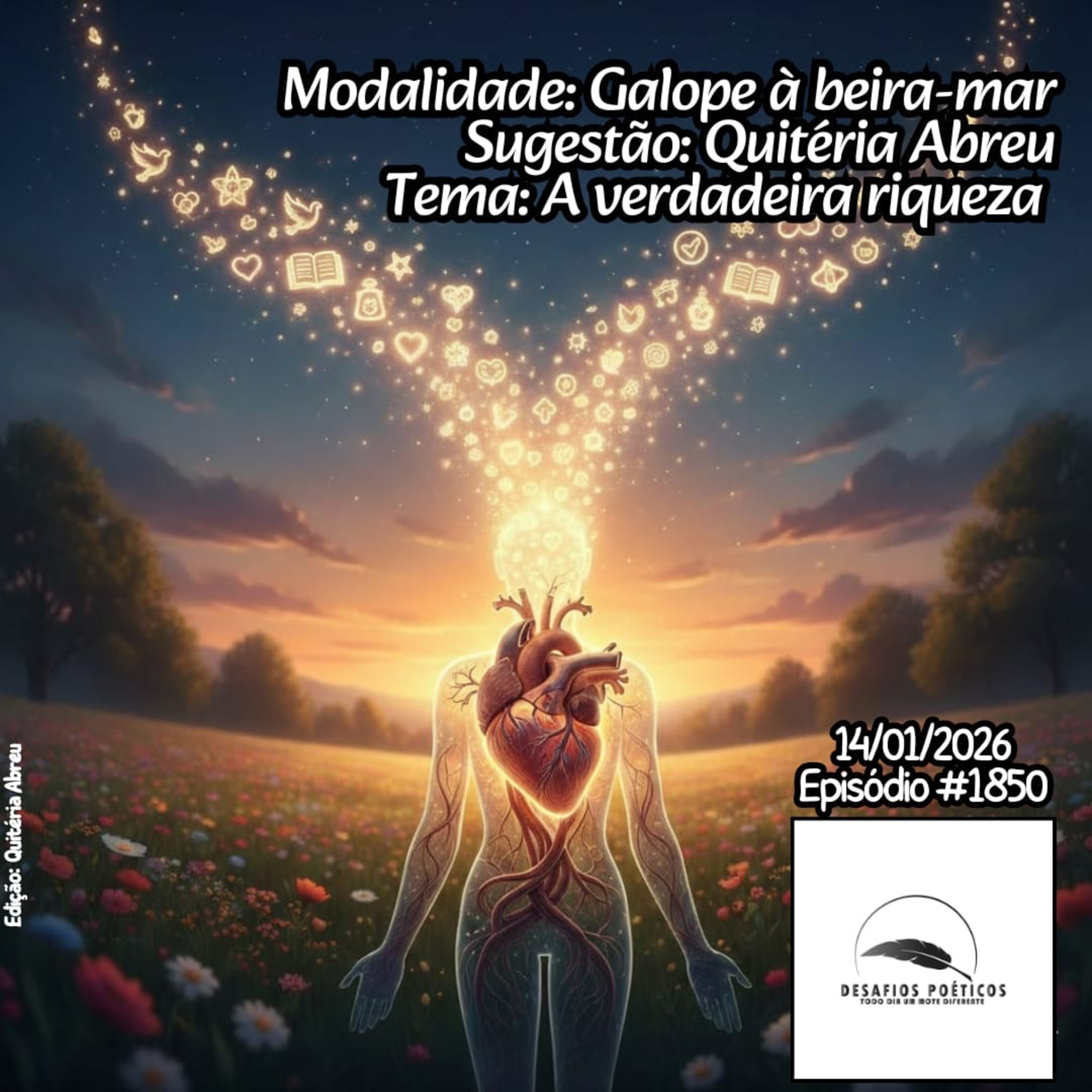 Galope à beira-mar. Tema: a verdadeira riqueza. Sugestão: Quitéria Abreu. #1850 episode artwork