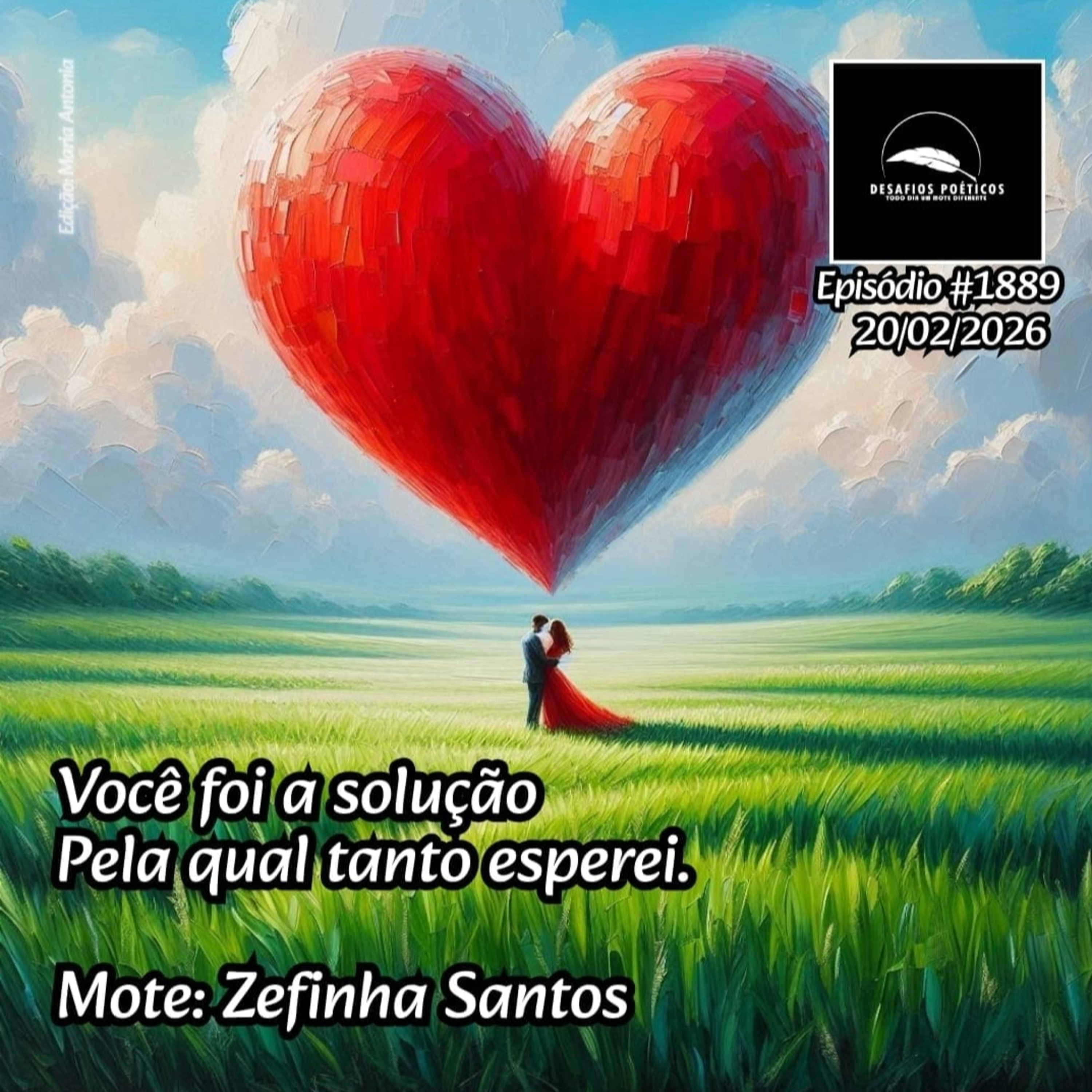 Você foi a solução, pela qual tanto esperei. Mote: Zefinha Santos #1889