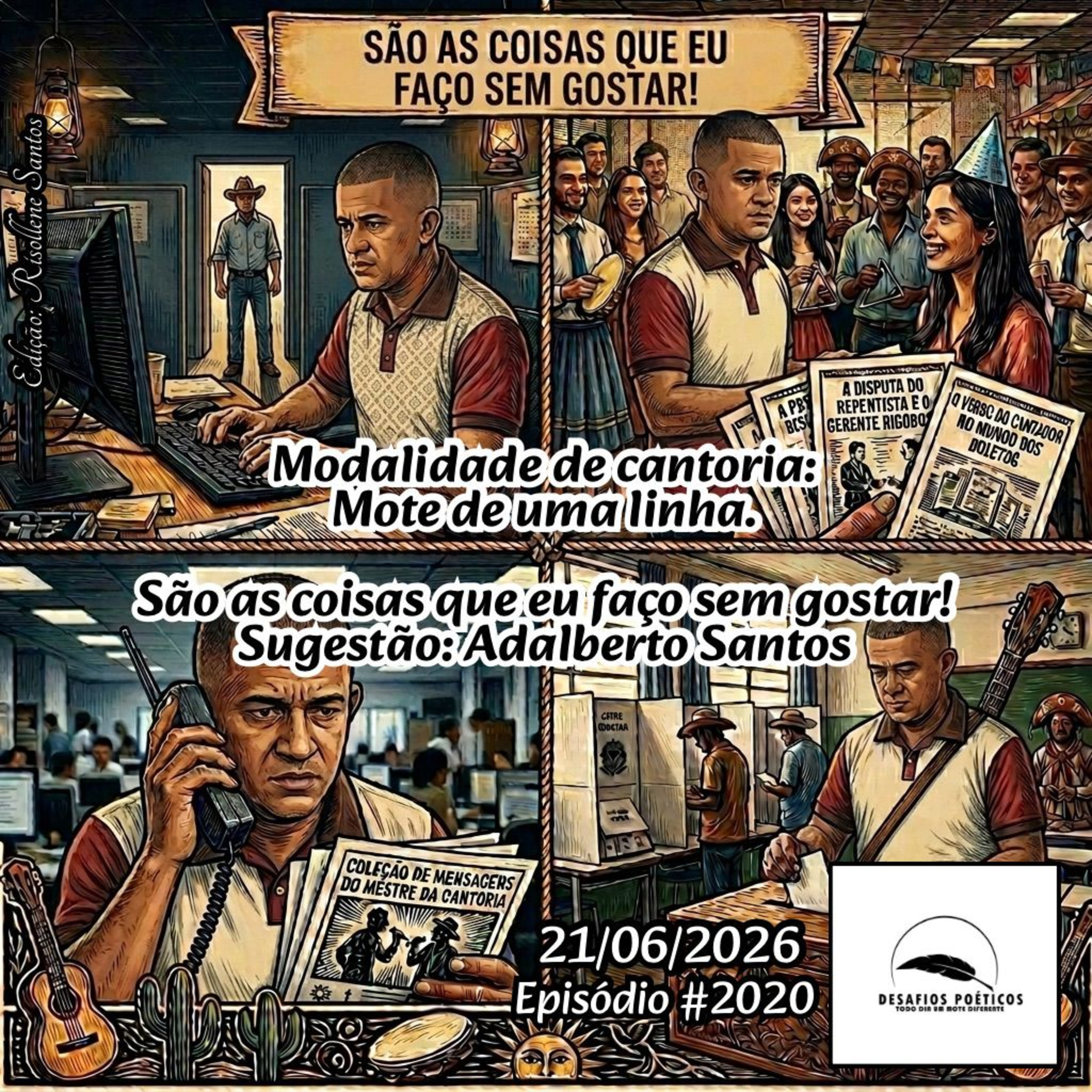 São as coisas que eu faço sem gostar. Sugestão: Adalberto Santos. #2020 episode artwork