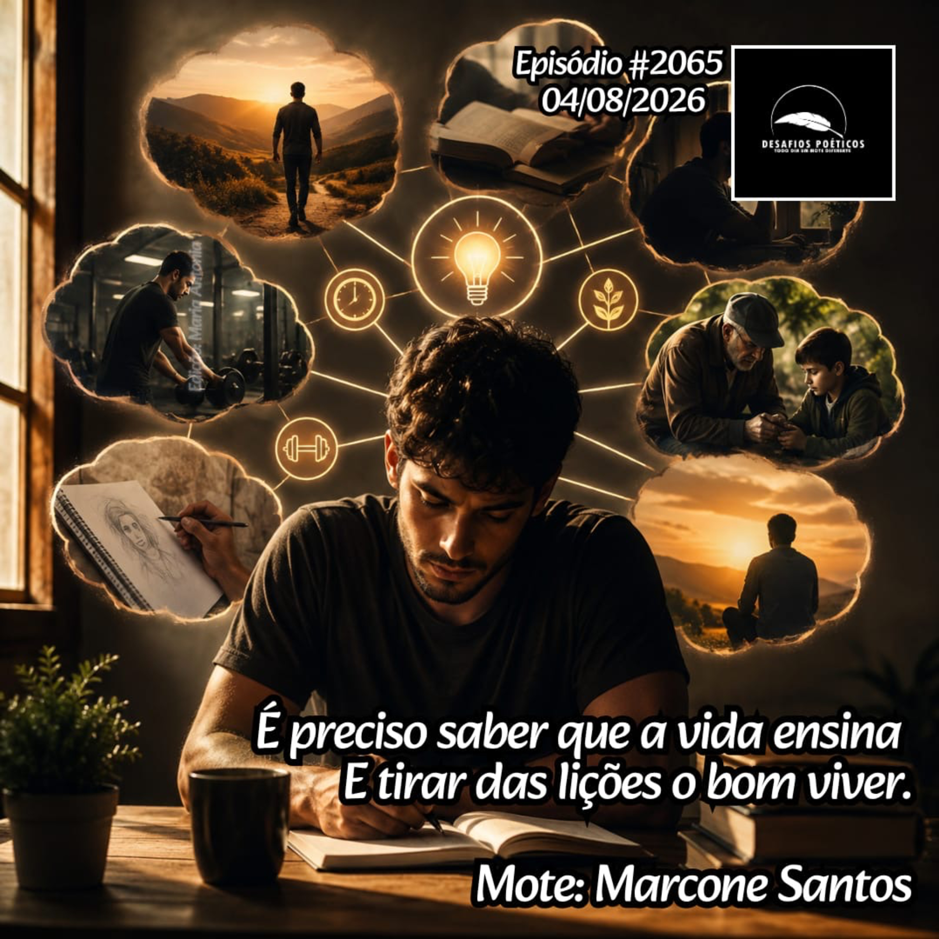 É preciso saber que a vida ensina, e tirar das lições o bom viver. Mote: Marcone Santos. #2065 episode artwork