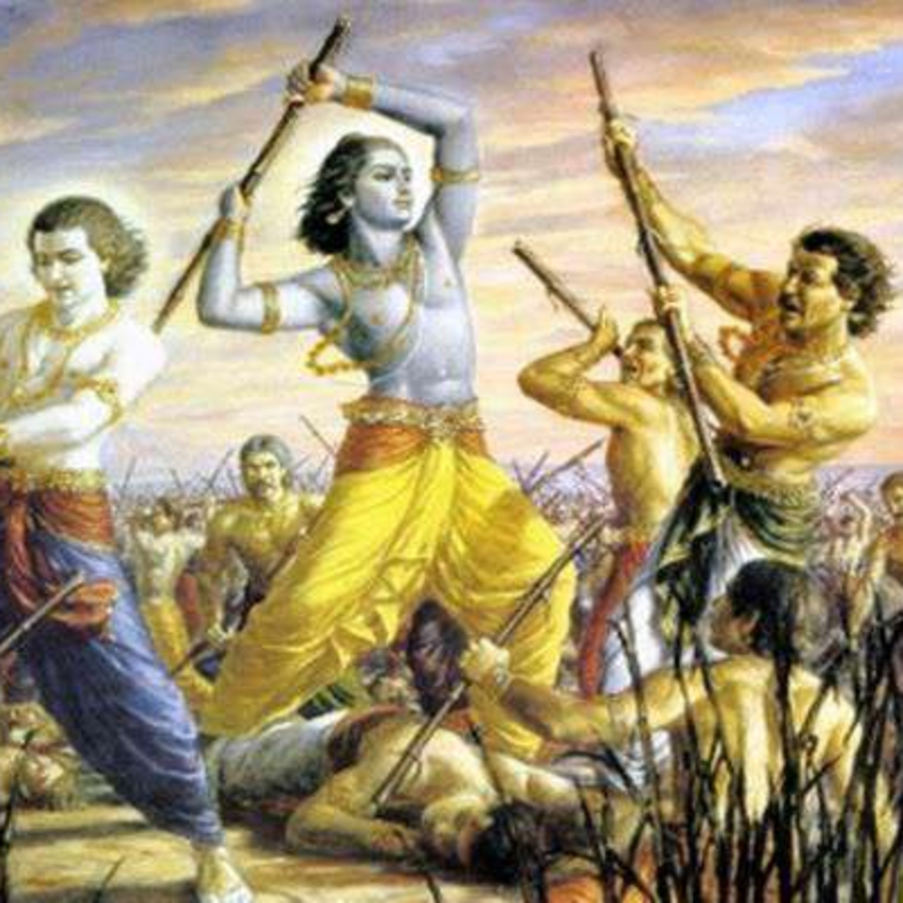 ಭೂಮಿಯಿಂದ ಭಗವಾನ್ ಶ್ರೀ ಕೃಷ್ಣನ ನಿರ್ಗಮನ ಭಾಗ 1 - ಭಗವಾನ್ ಶ್ರೀ ಕೃಷ್ಣನ ಸ್ವಧಾಮಾಗಮನ Lord Krishna leaves Earth episode artwork