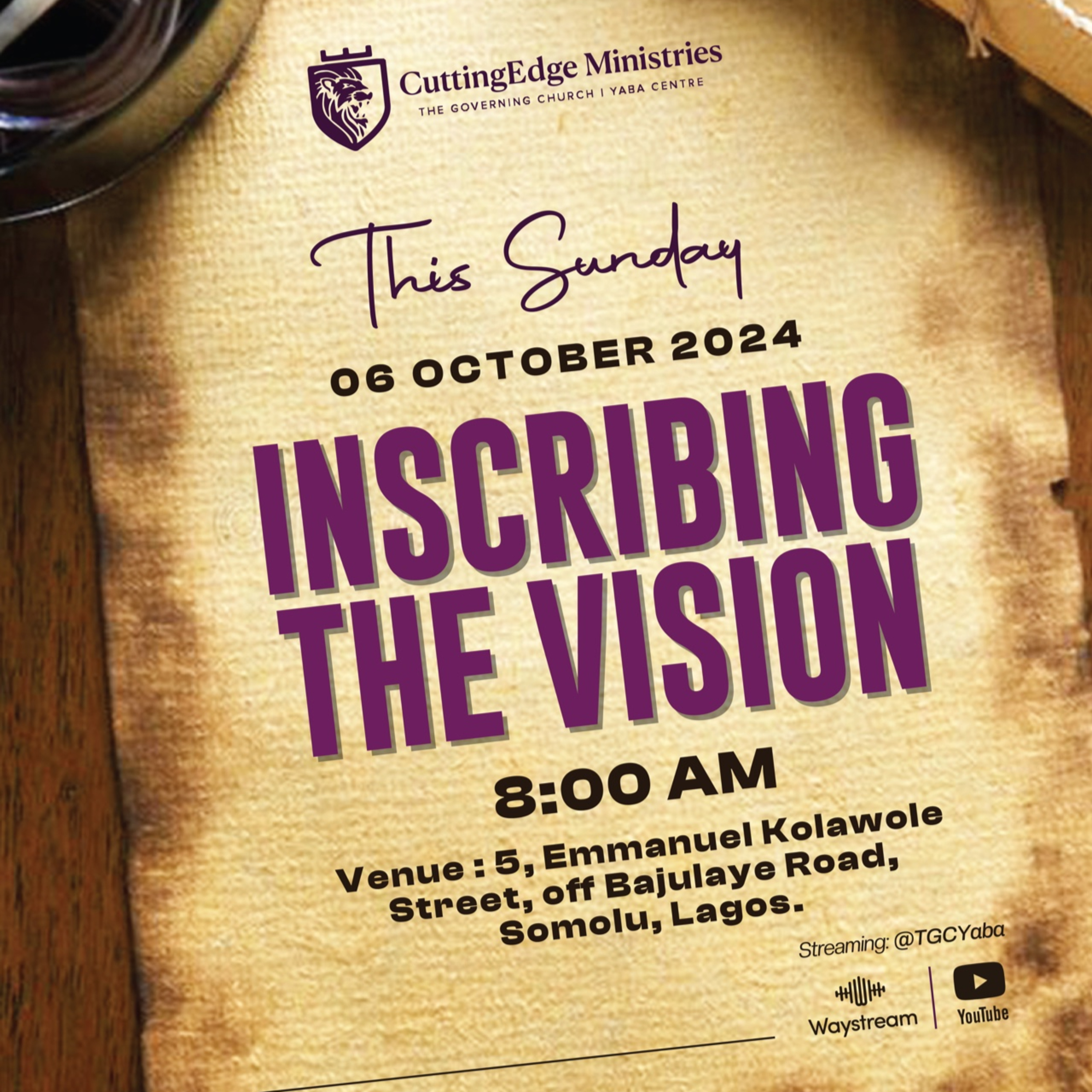 Inscribing the Vision (Part 7) episode artwork