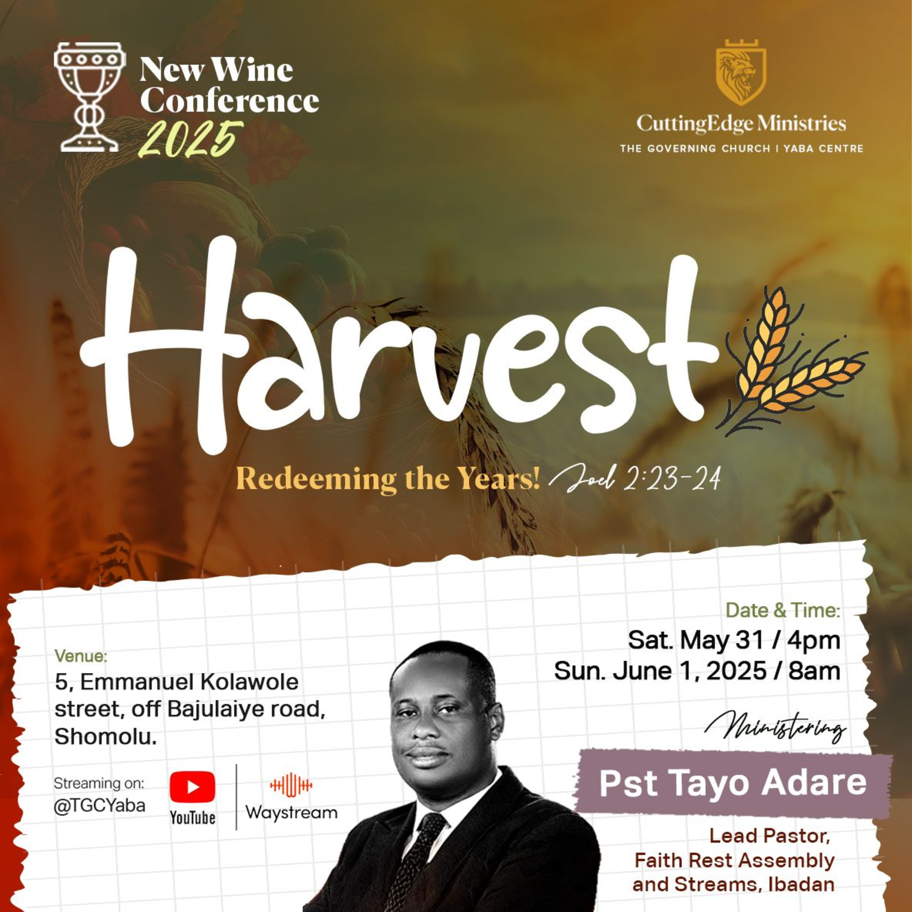 Urgency of The Harvest
