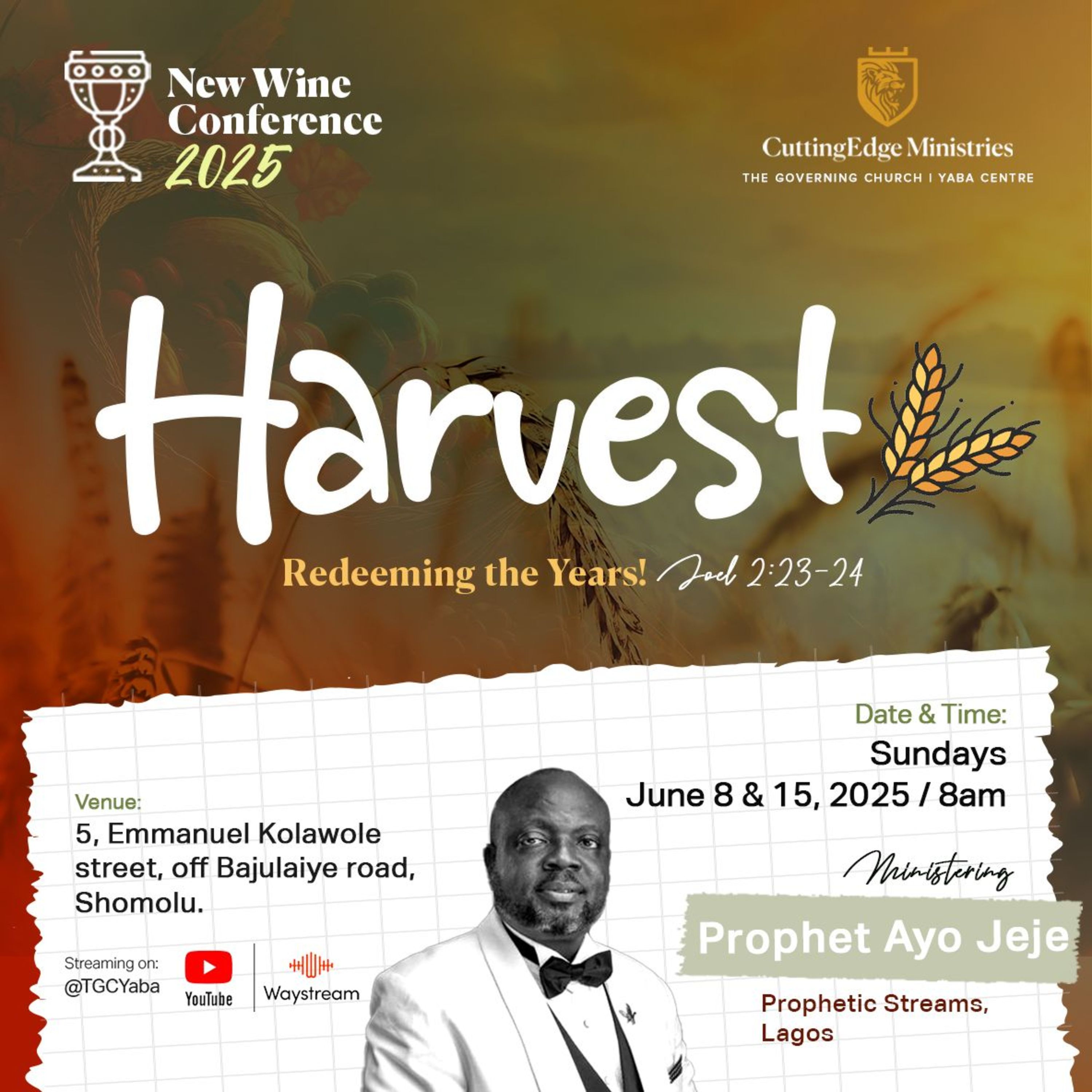 Rejoice with the Joy of Harvest