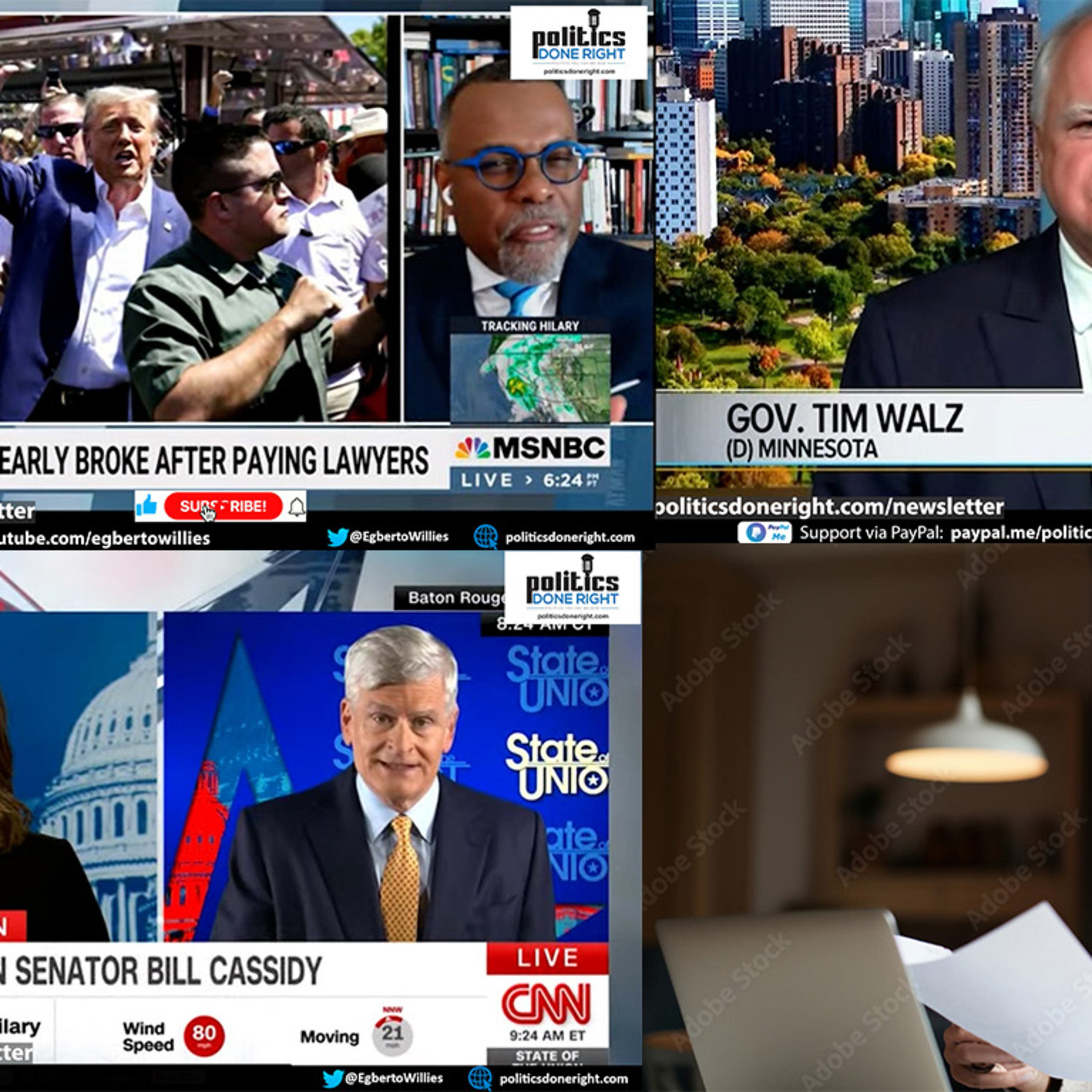 GOP Sen. would vote for felon Trump. Glaude on Trump ethics. Gov. Walz shades the GOP debate. episode artwork
