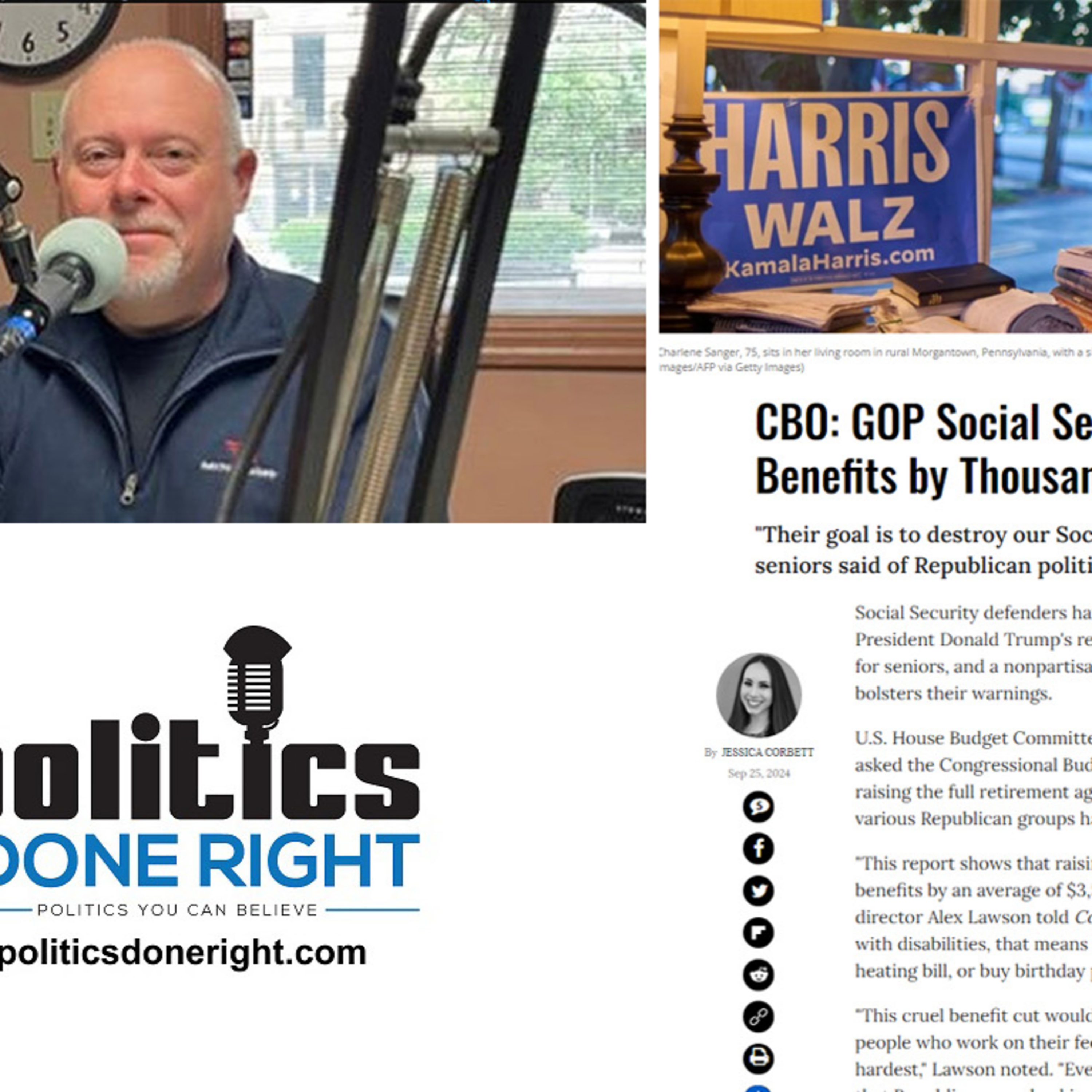 CBO: GOP Social Security Plan Would Cut Benefits by Thousands. Neil Aquino visits.