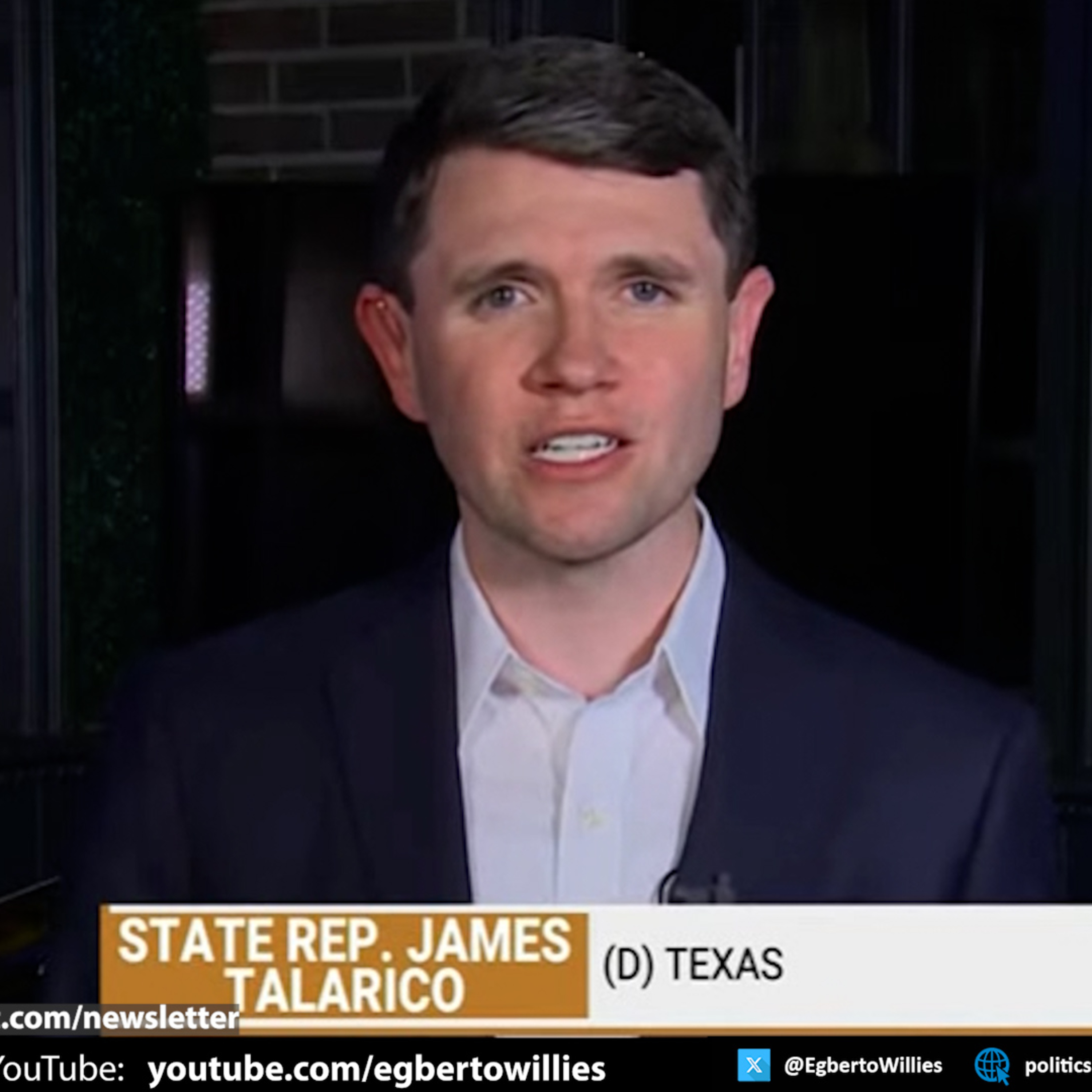TX State Rep. James Talarico slams redistricting, Trump and calling for unity