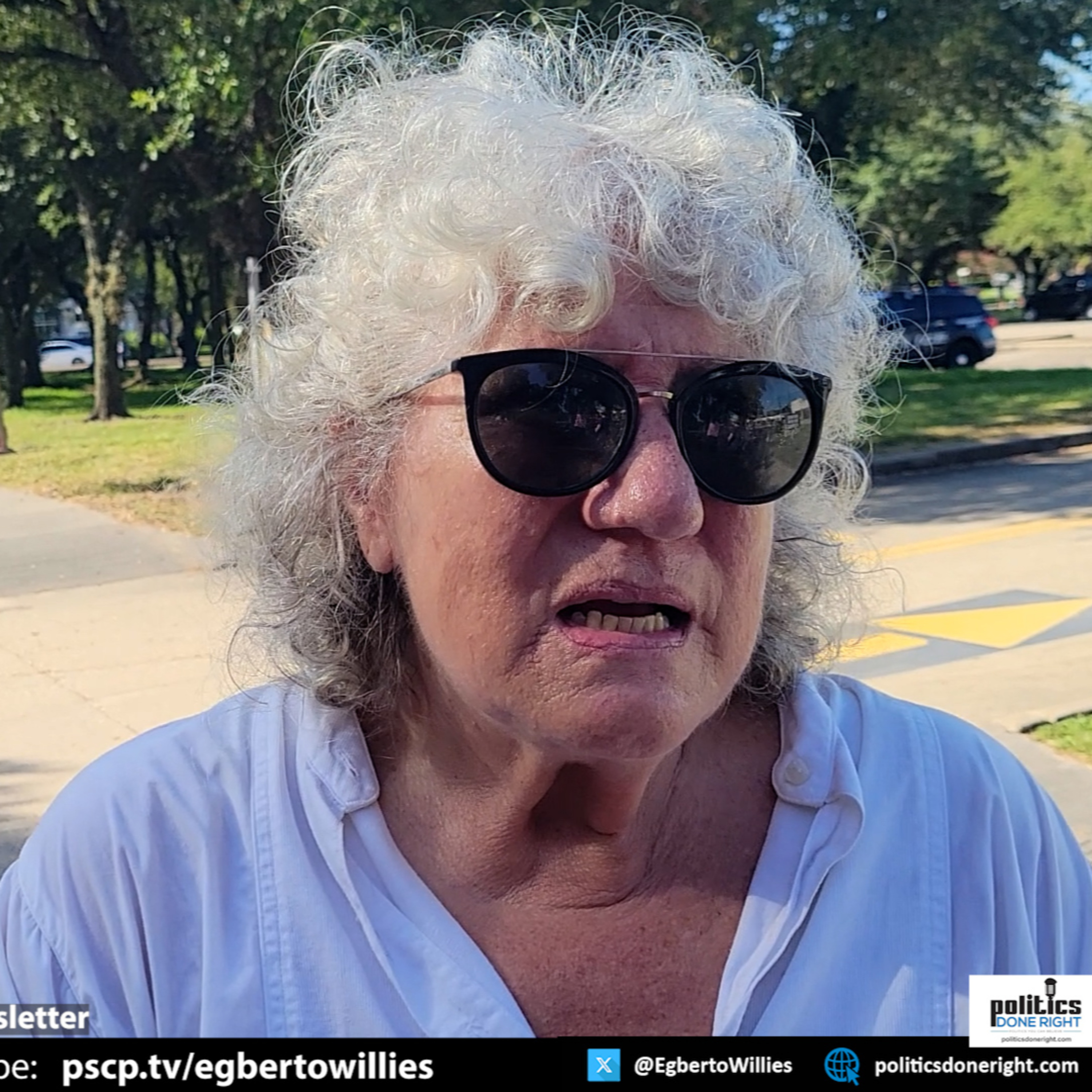 #FightTheTrumpTakeover Kingwood, TX protester: Even the privileged are a paycheck away from poverty.