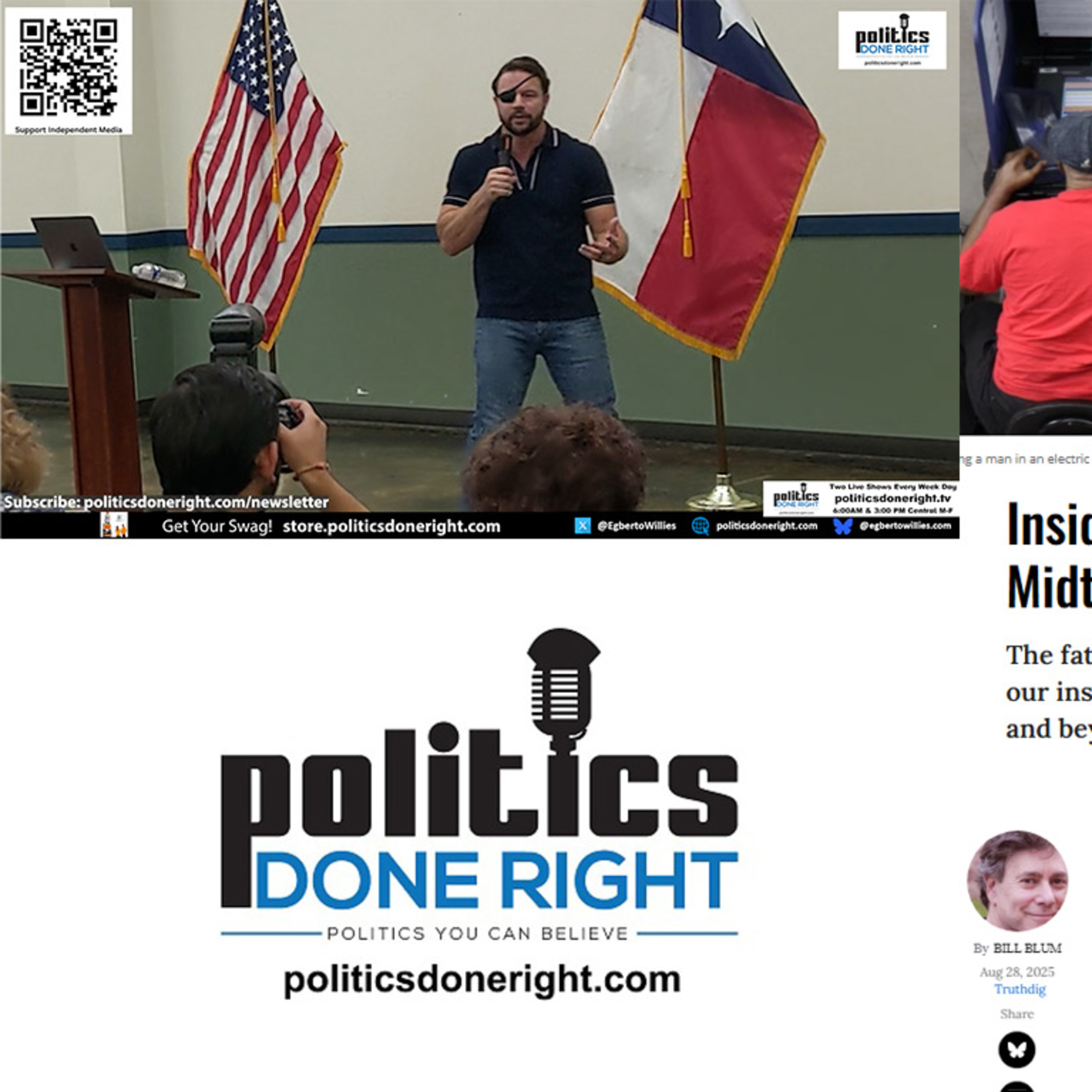Dan Crenshaw Misleads Voters While Trump Plots Democracy’s Demise.