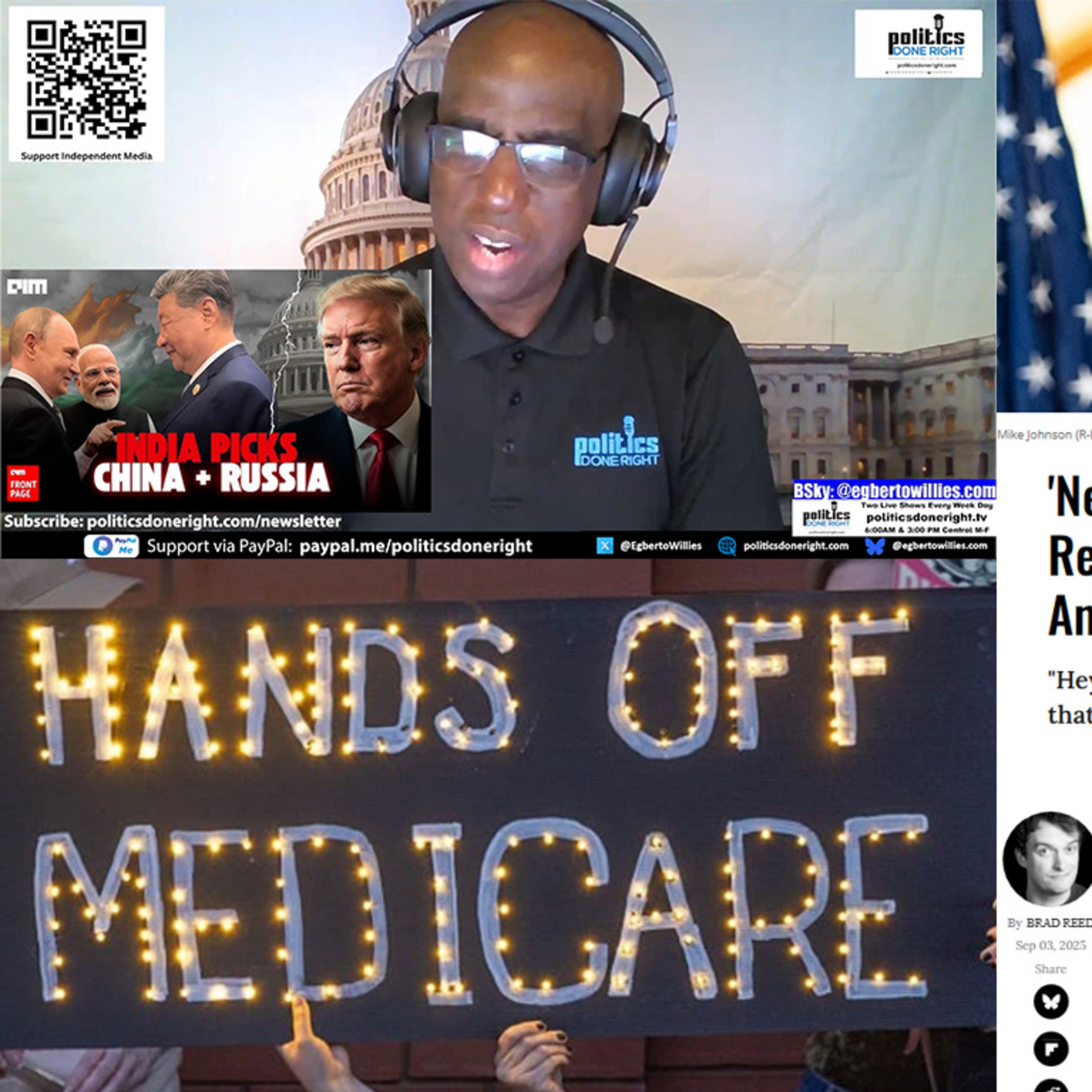 Trump’s Global Failure, GOP Medicaid Attacks, and AI Dangers for Seniors’ Care.
