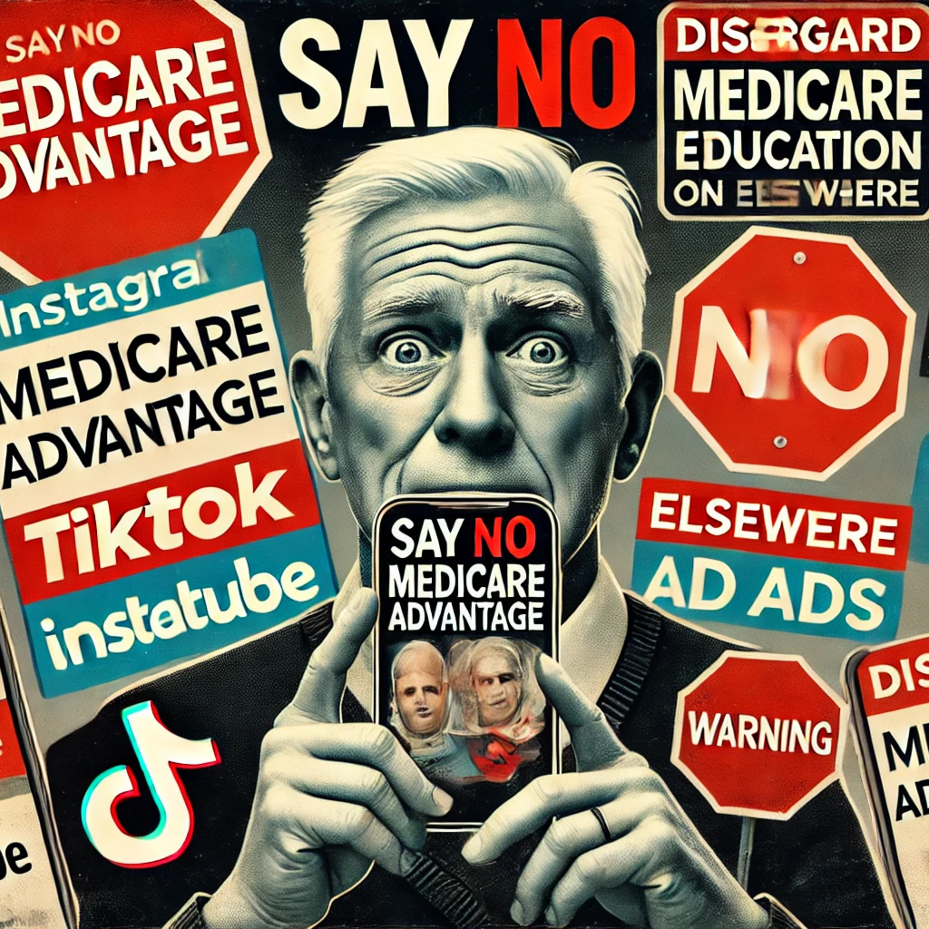 SAY NO TO MEDICARE ADVANTAGE: Disregard Medicare education on TikTok and elsewhere.