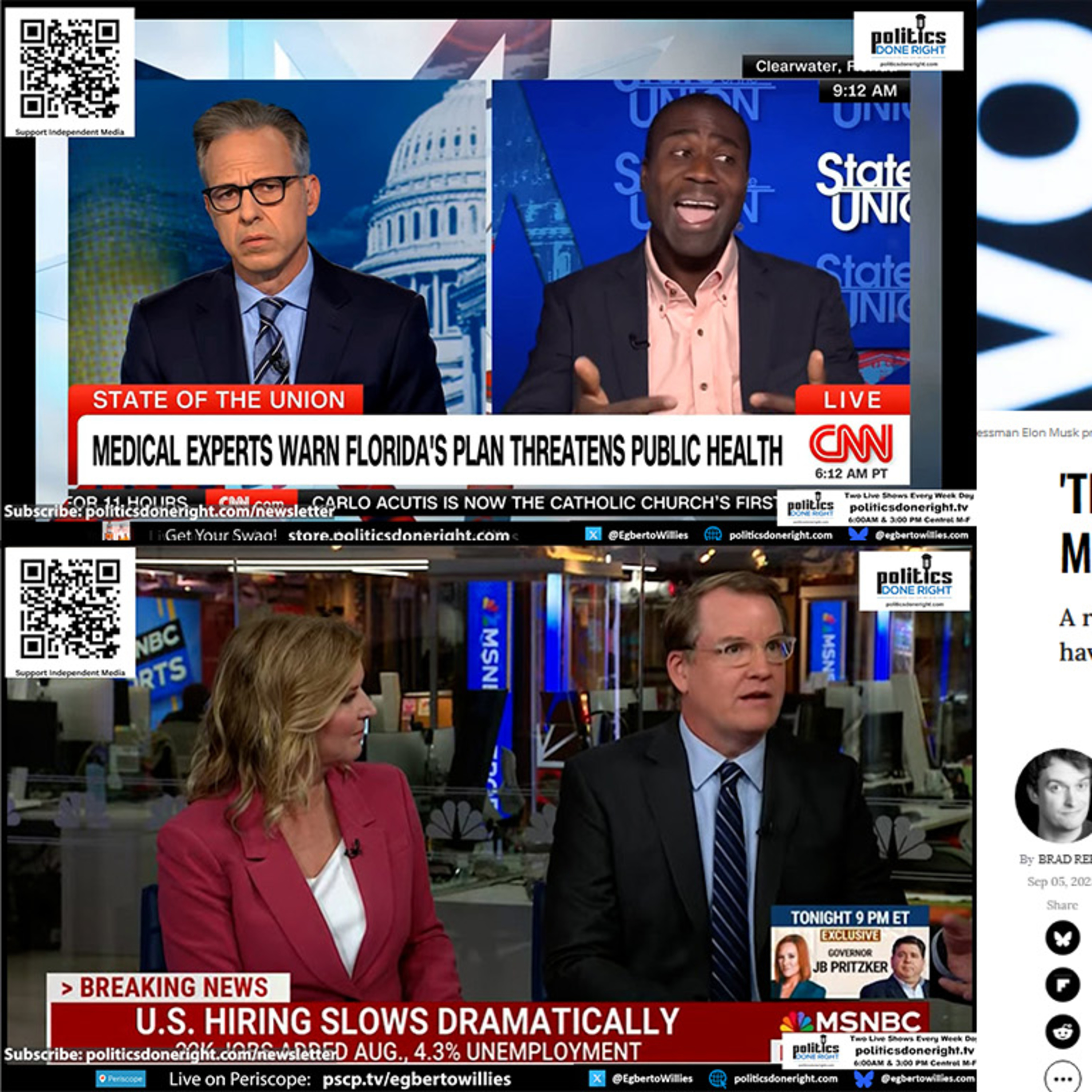 MAGA Jobs Vanish, Tapper Flops on Vaccines, Musk’s Trillionaire Ambitions Rise.