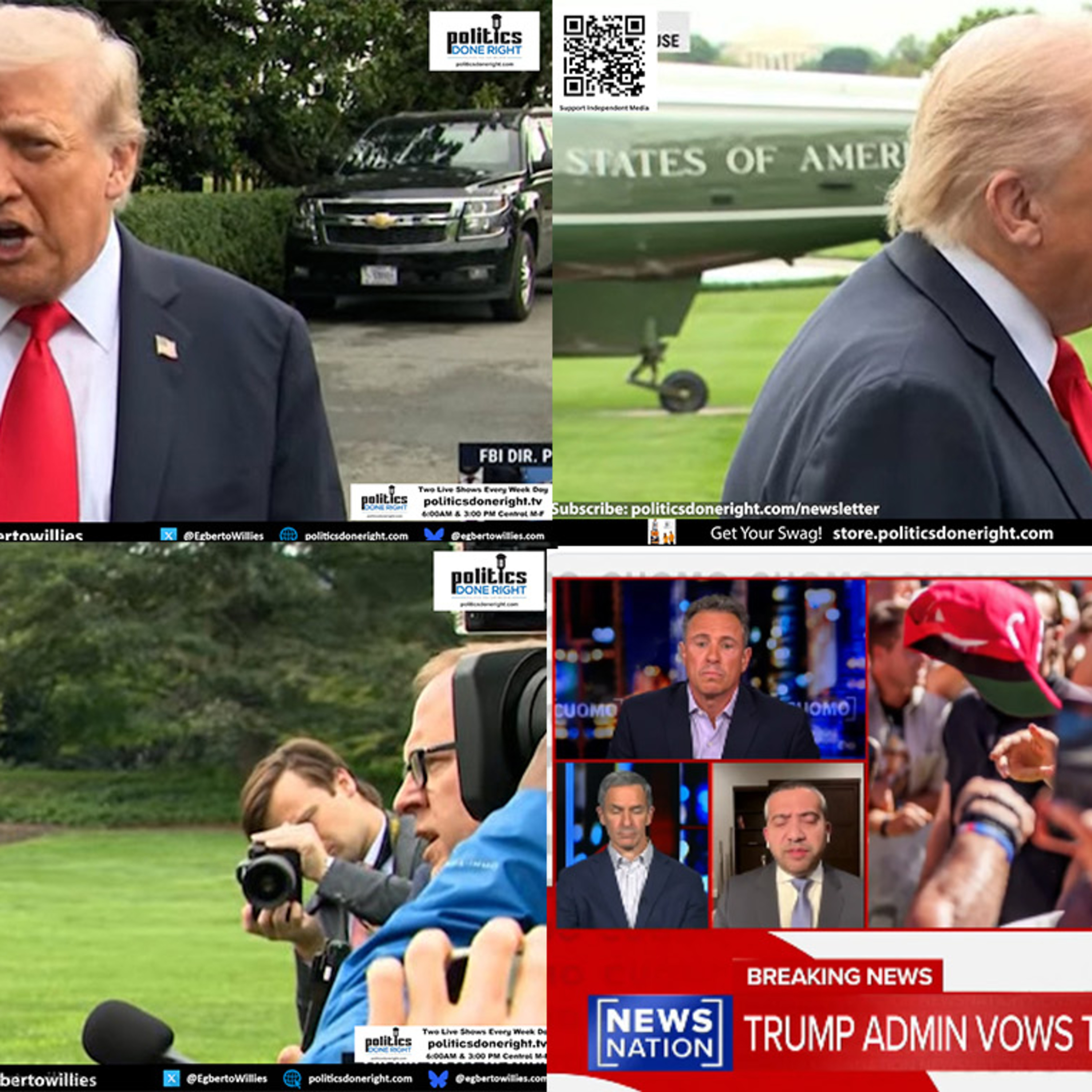 Trump’s Threats to Journalists, Tariff Lies, and Right-Wing Violence Myths.
