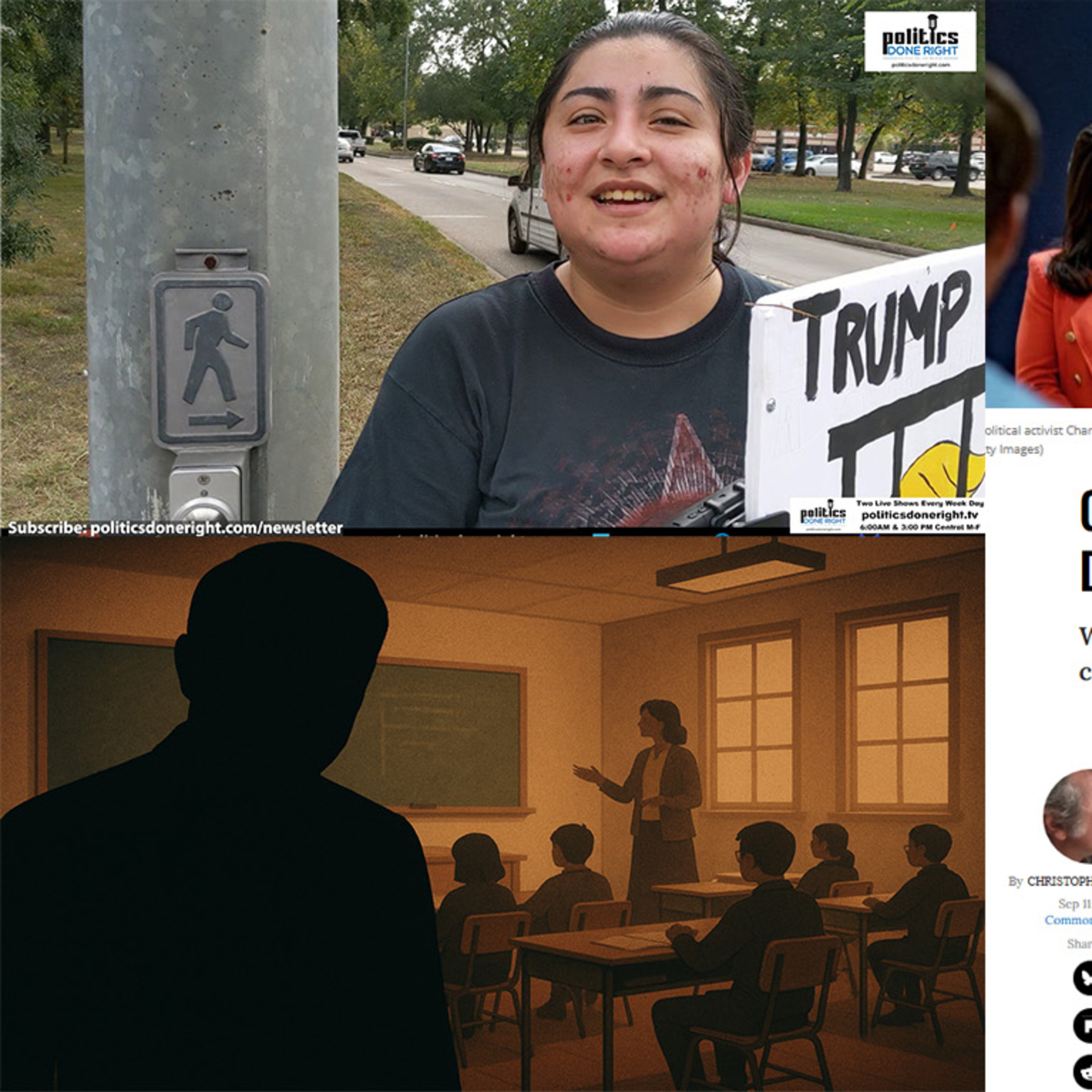 Fighting MAGA Fear: Kirk’s Hate Exposed, Teachers Defended, Protesters Rise.